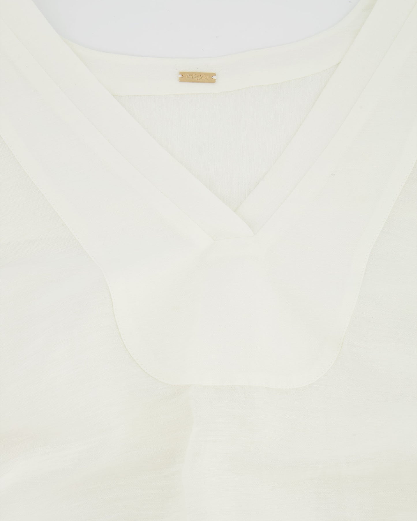 Cult Gaia White Linen Long Sleeved Rishima Cover Up Dress Size XS (UK 8) RRP £410