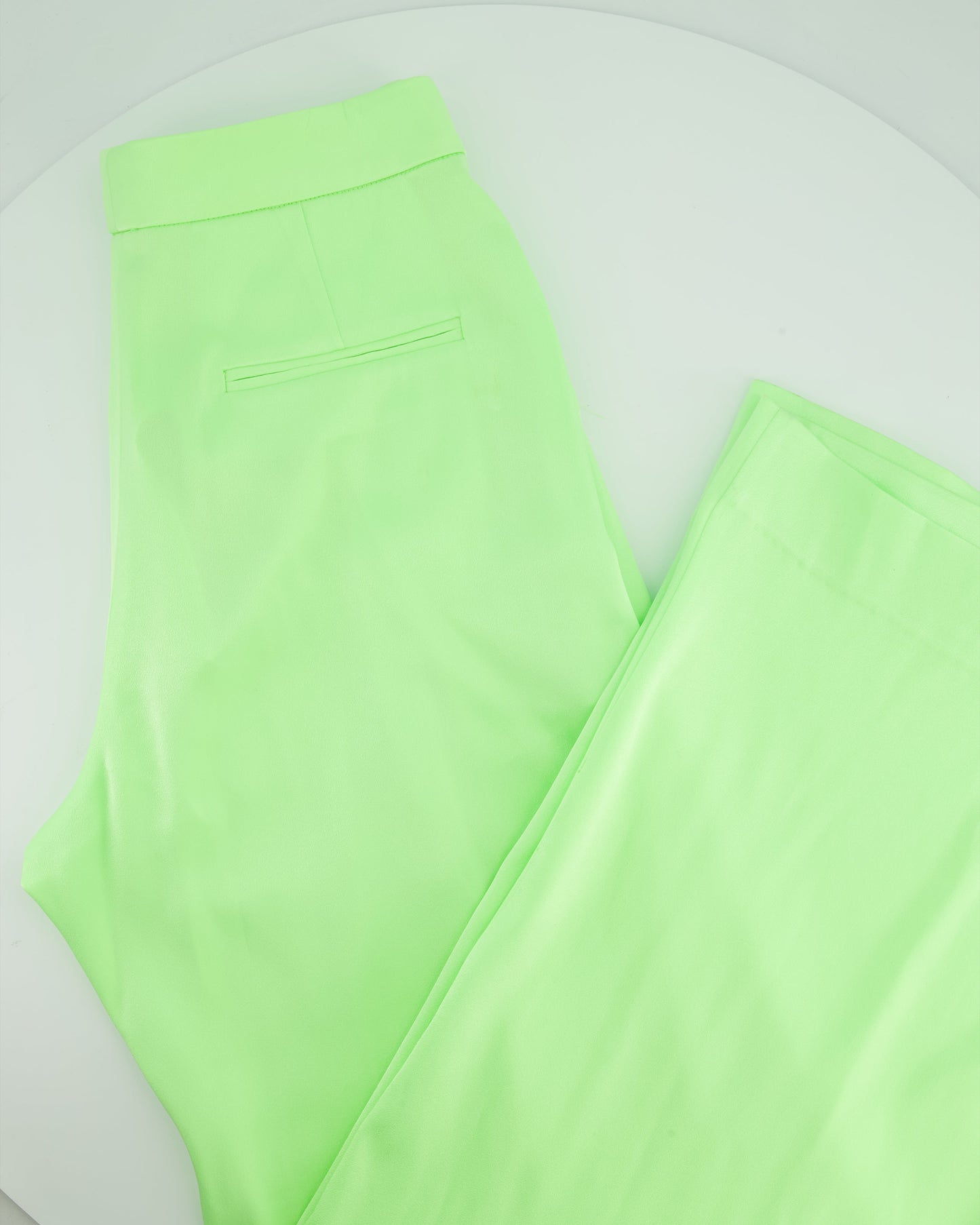 Alex Perry Neon Green Blazer and Tailored Wide Leg Tro rs Set Size UK 8