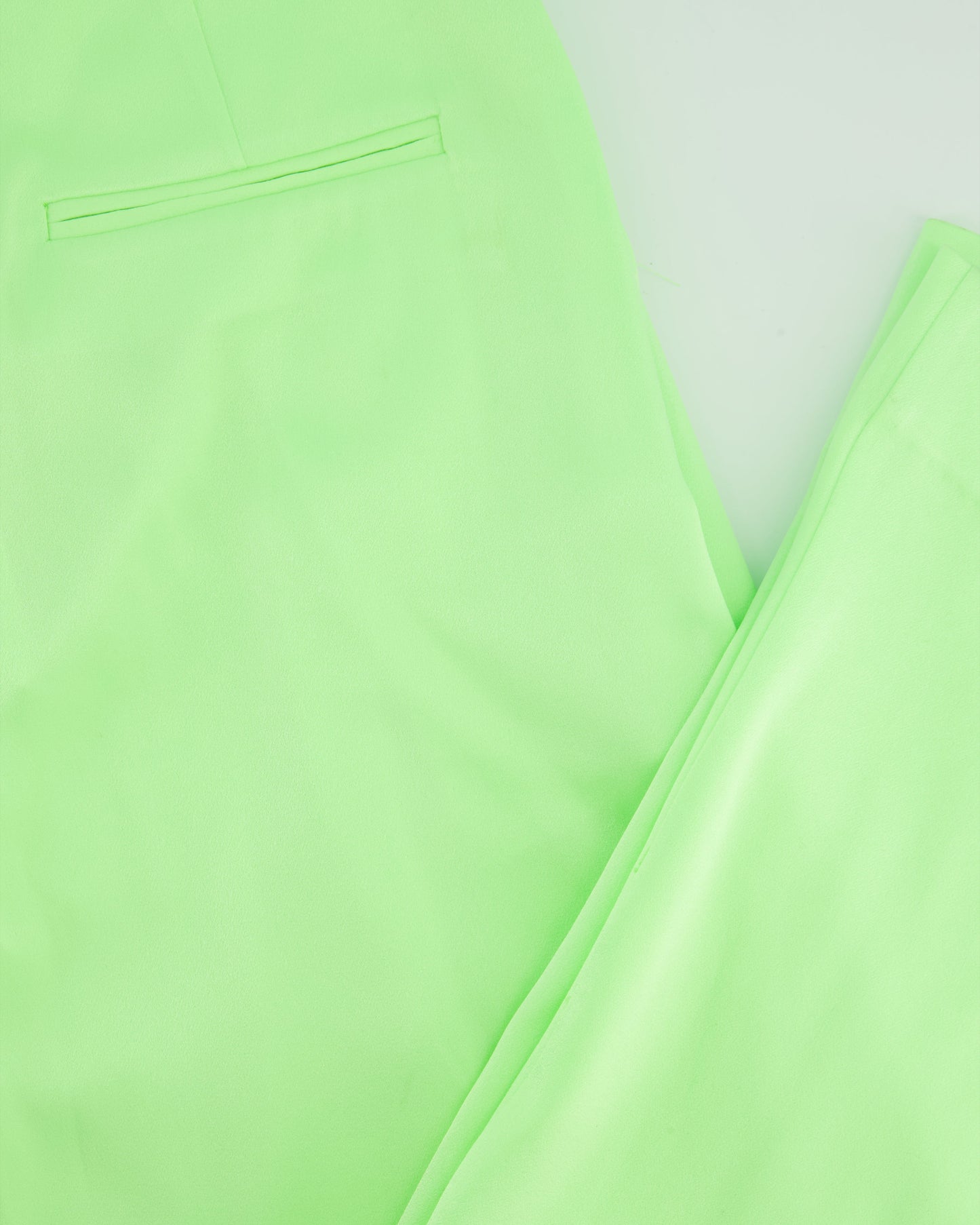 Alex Perry Neon Green Blazer and Tailored Wide Leg Tro rs Set Size UK 8