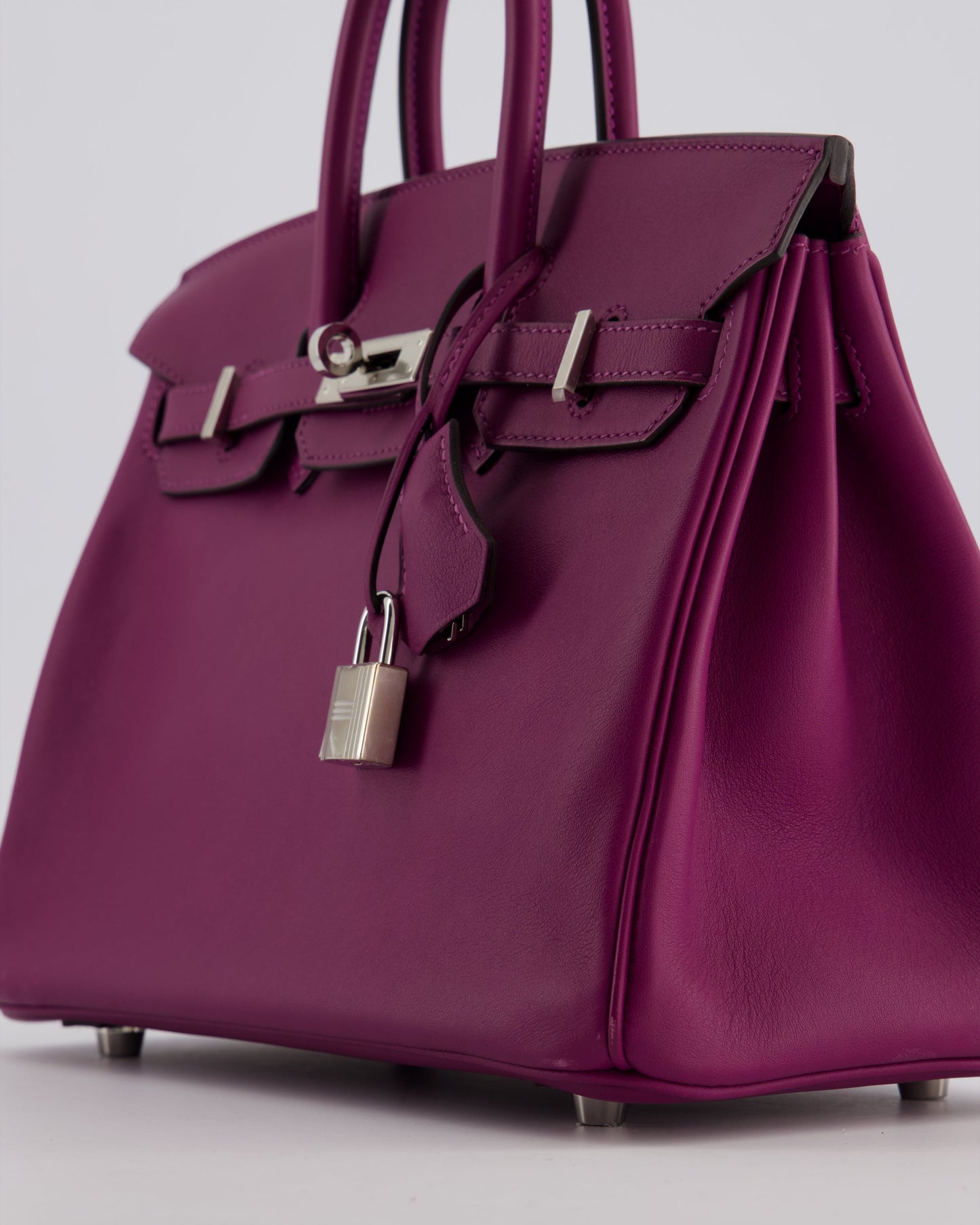 *FIRE PRICE* Herm�s Birkin 25 Retourne Bag in Anemone Swift Leather with Palladium Hardware