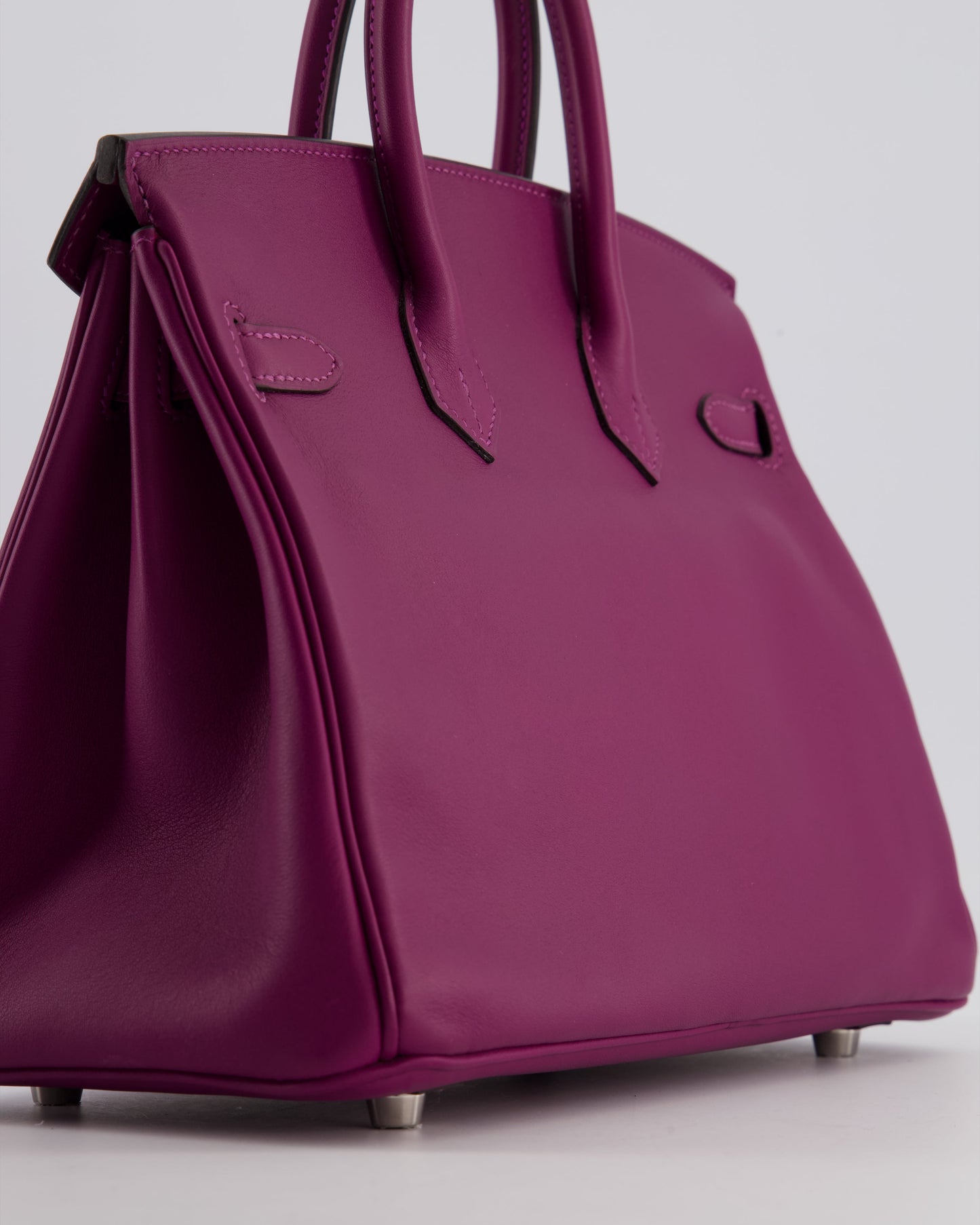 *FIRE PRICE* Herm�s Birkin 25 Retourne Bag in Anemone Swift Leather with Palladium Hardware