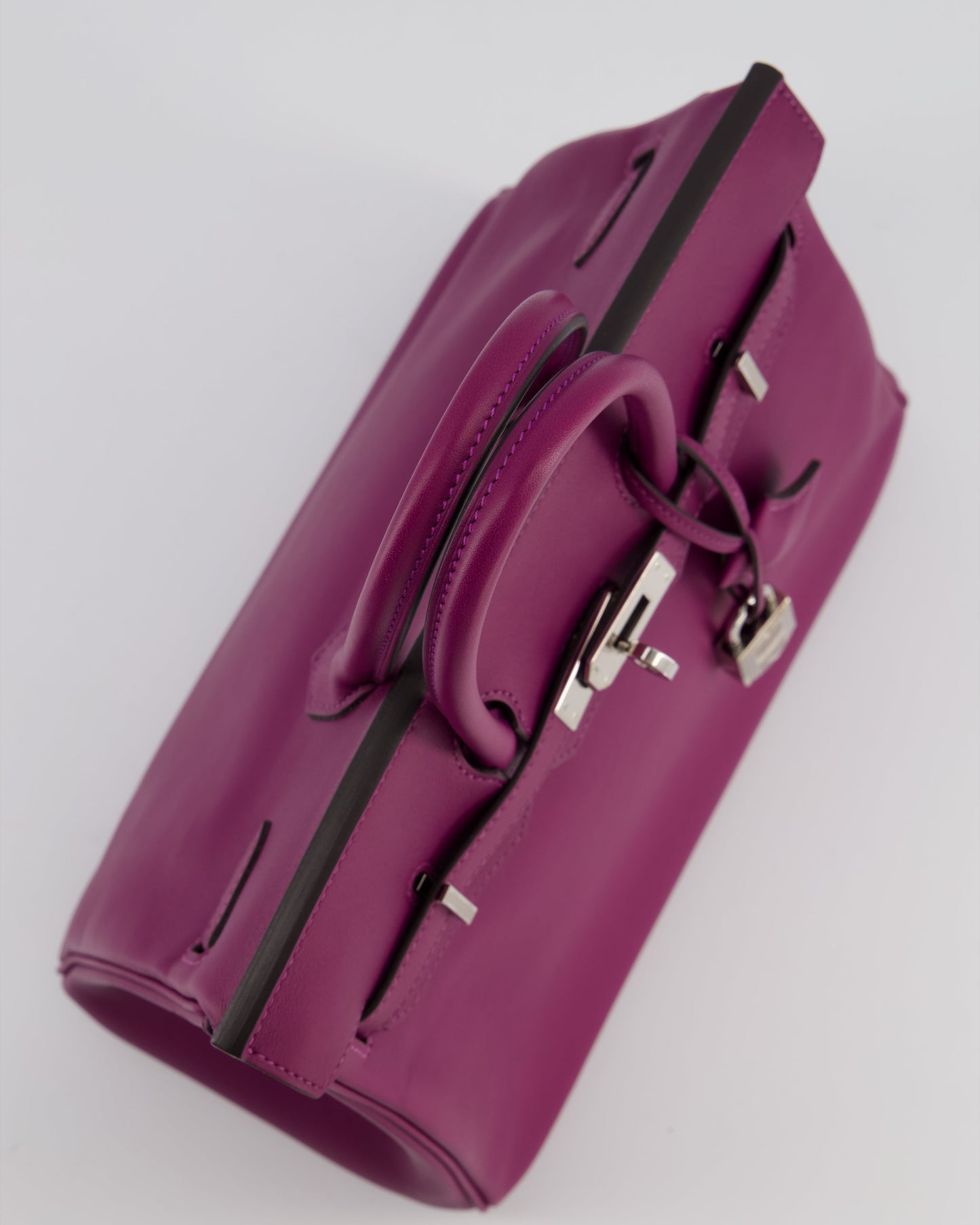 *FIRE PRICE* Herm�s Birkin 25 Retourne Bag in Anemone Swift Leather with Palladium Hardware