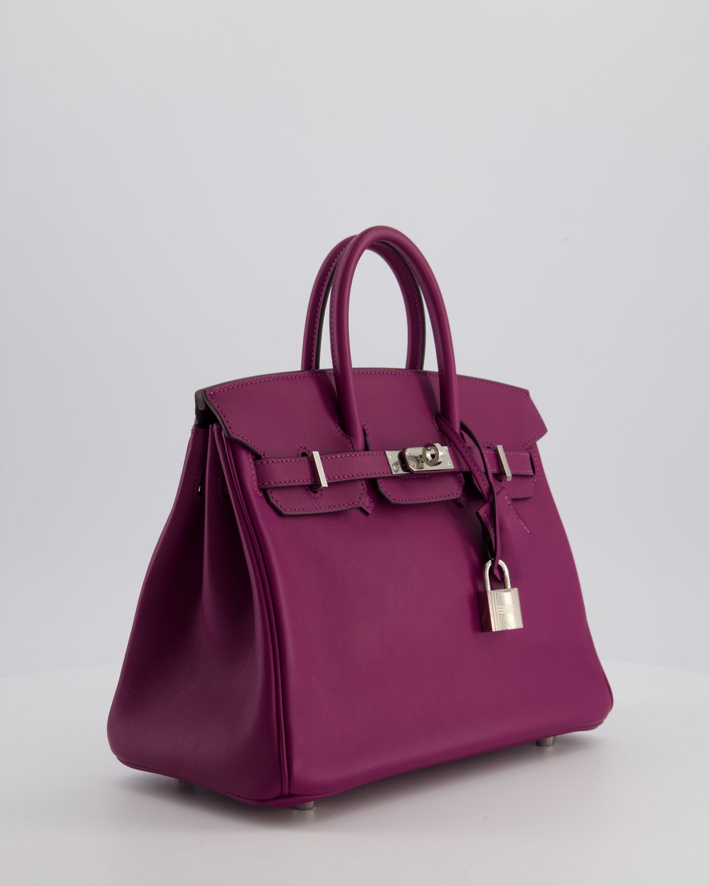 *FIRE PRICE* Herm�s Birkin 25 Retourne Bag in Anemone Swift Leather with Palladium Hardware