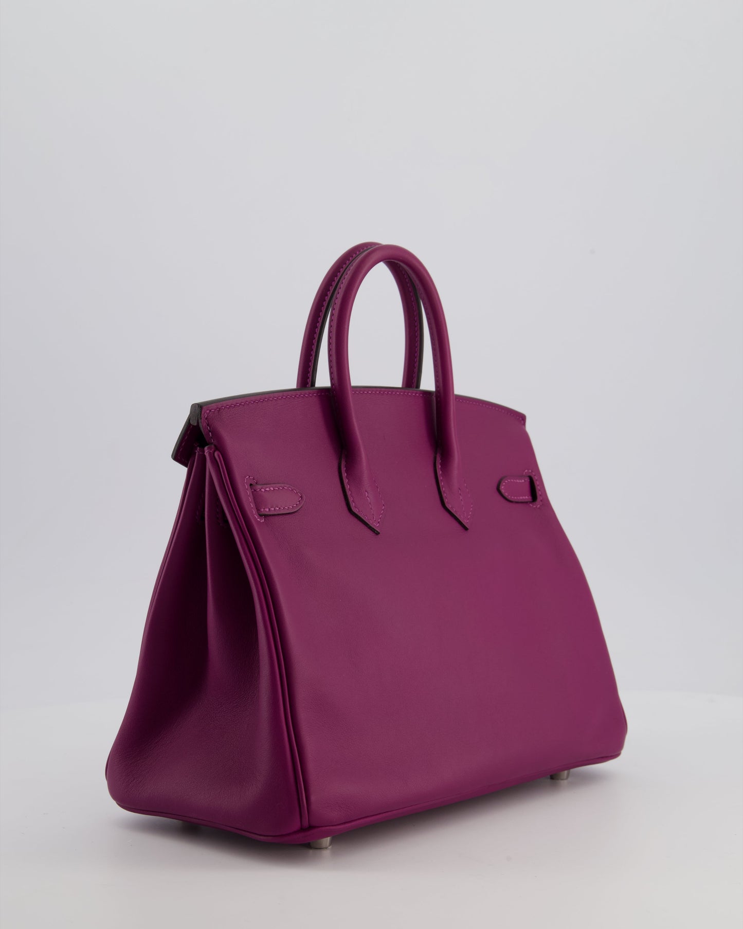 *FIRE PRICE* Herm�s Birkin 25 Retourne Bag in Anemone Swift Leather with Palladium Hardware
