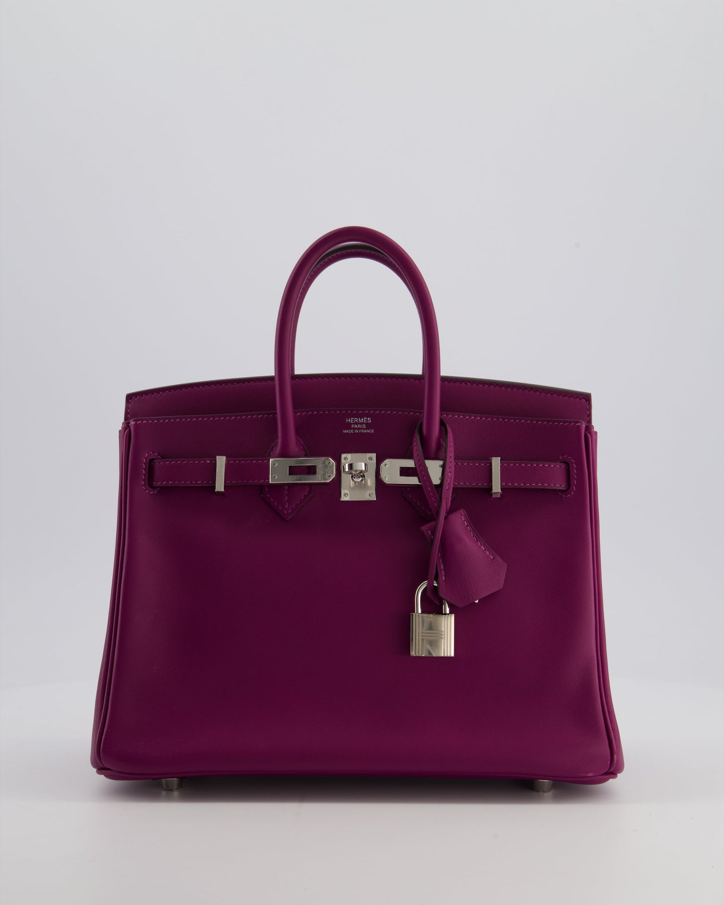 *FIRE PRICE* Herm�s Birkin 25 Retourne Bag in Anemone Swift Leather with Palladium Hardware