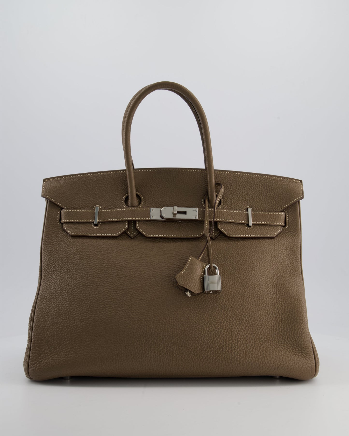 Herm�s Birkin 35 Bag in Etoupe Togo Leather with Palladium Hardware