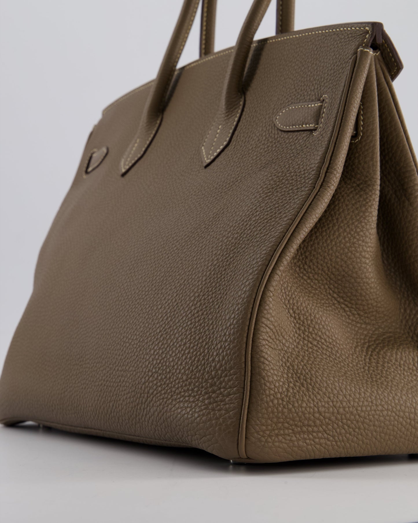 Herm�s Birkin 35 Bag in Etoupe Togo Leather with Palladium Hardware