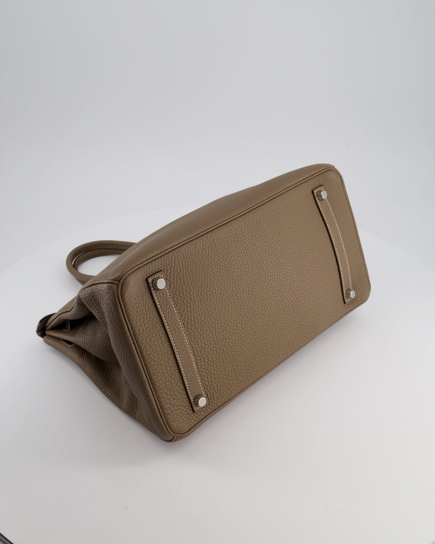 Herm�s Birkin 35 Bag in Etoupe Togo Leather with Palladium Hardware