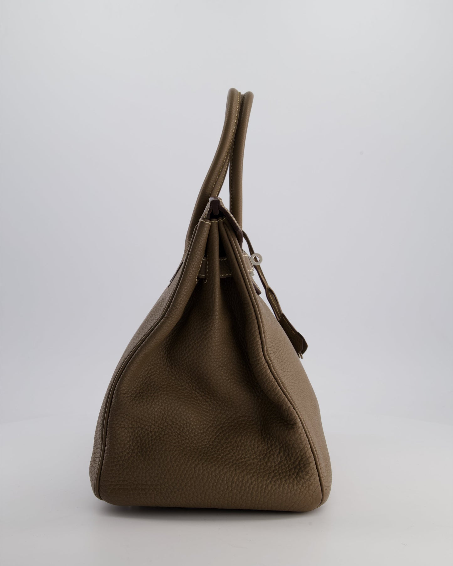 Herm�s Birkin 35 Bag in Etoupe Togo Leather with Palladium Hardware