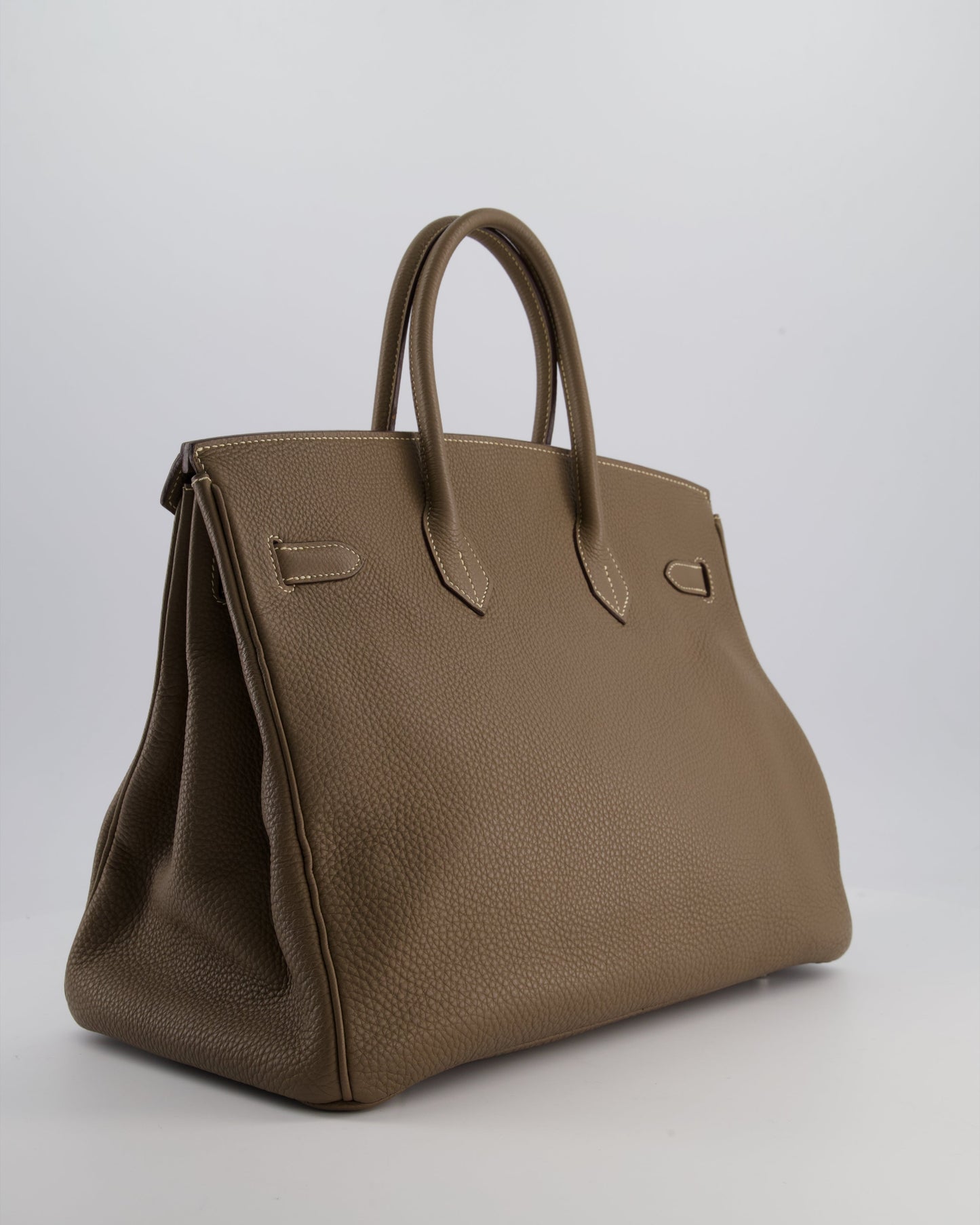Herm�s Birkin 35 Bag in Etoupe Togo Leather with Palladium Hardware