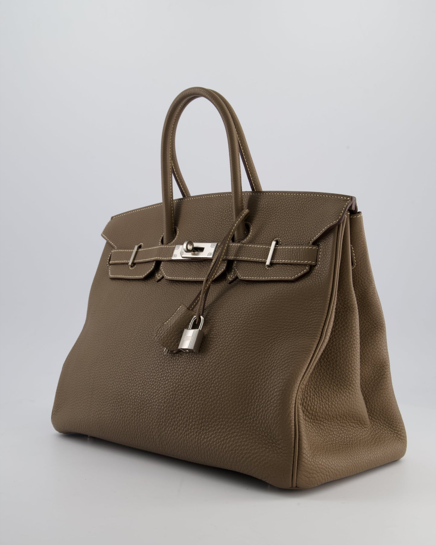 Herm�s Birkin 35 Bag in Etoupe Togo Leather with Palladium Hardware