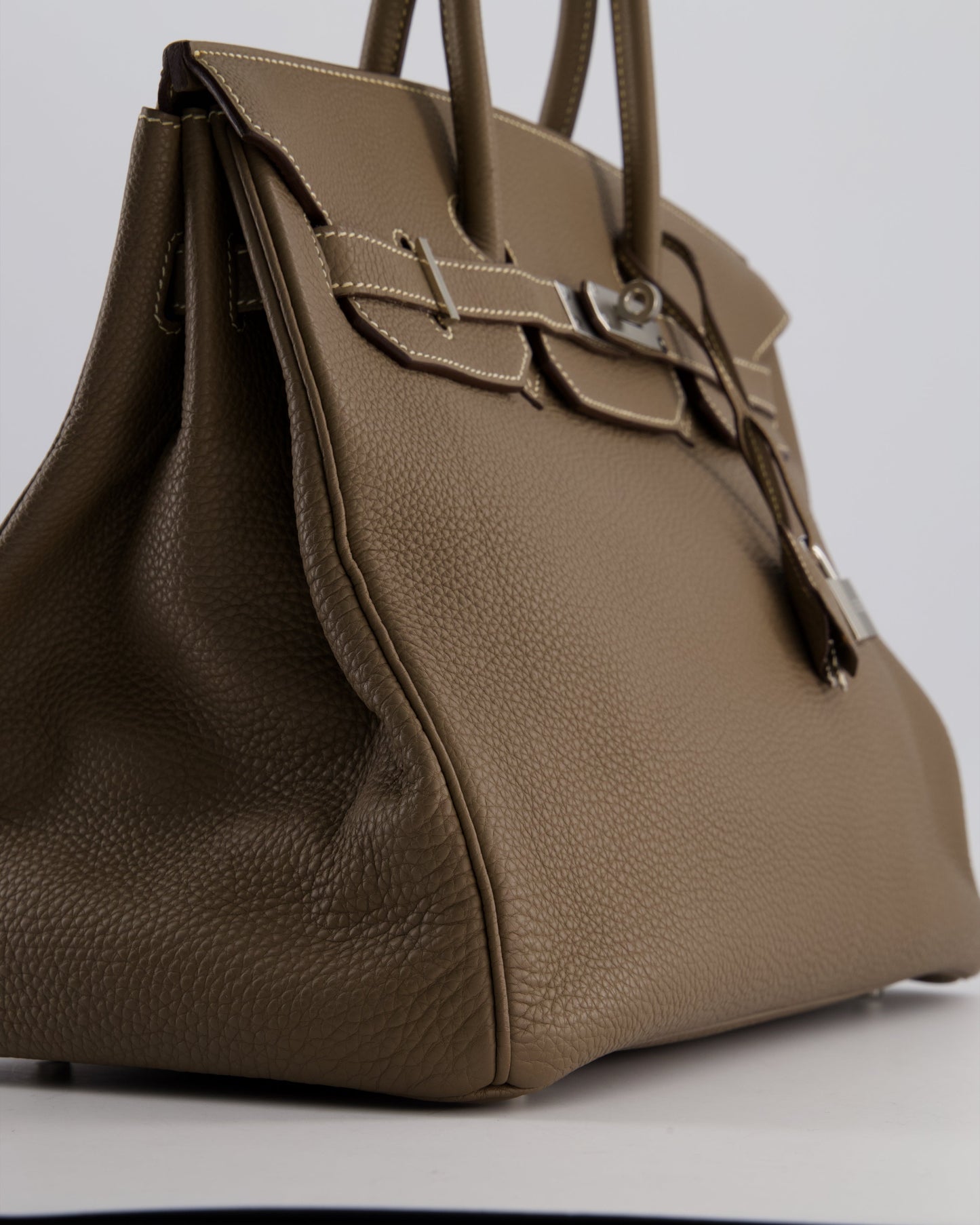 Herm�s Birkin 35 Bag in Etoupe Togo Leather with Palladium Hardware