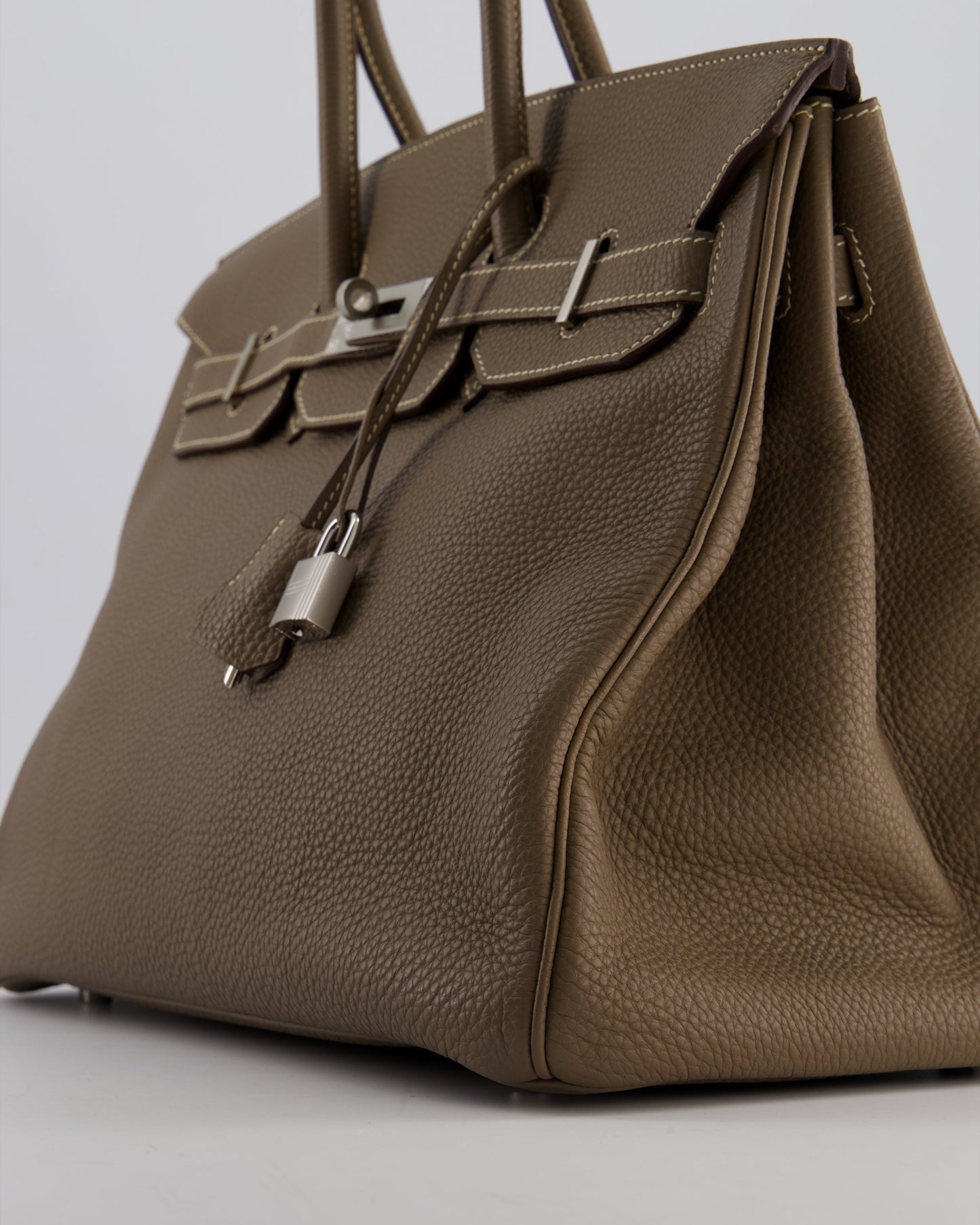 Herm�s Birkin 35 Bag in Etoupe Togo Leather with Palladium Hardware