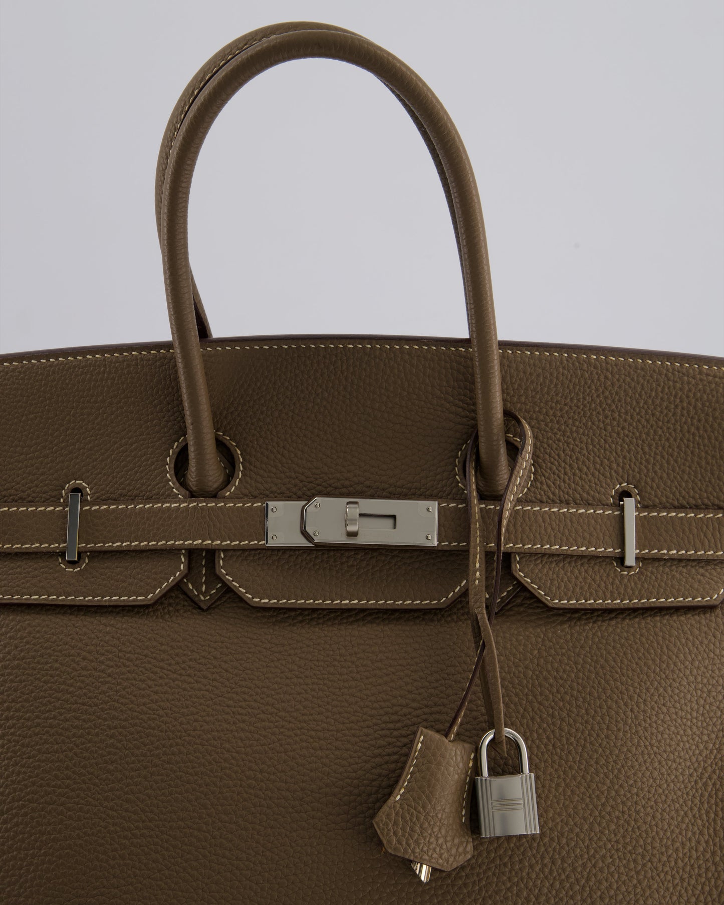 Herm�s Birkin 35 Bag in Etoupe Togo Leather with Palladium Hardware