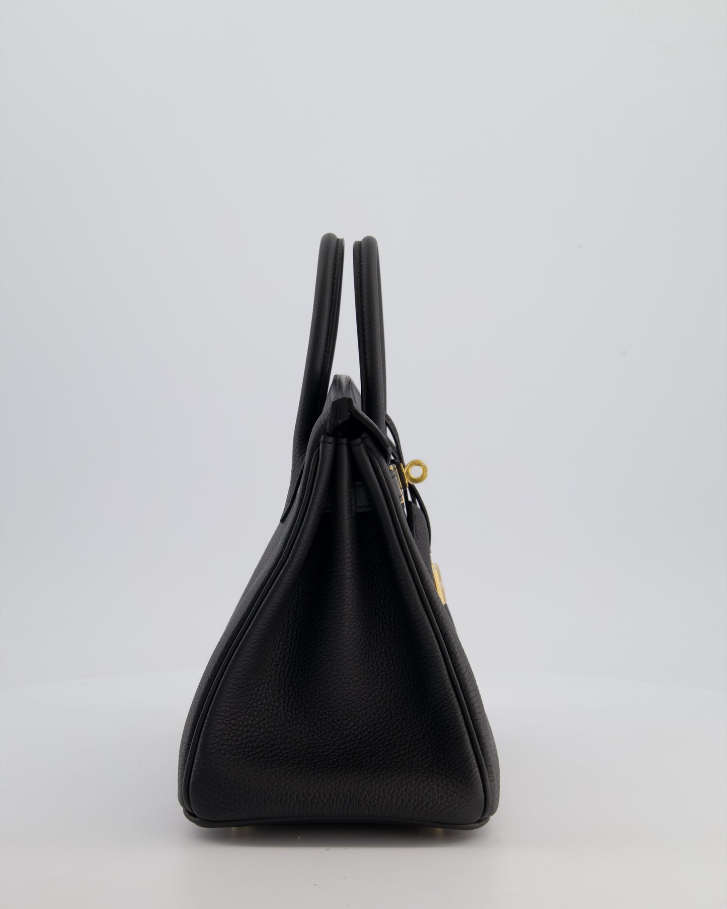 *HOT* Hermès Birkin 25 Retourne Bag in Plomb Togo Leather with Gold Hardware