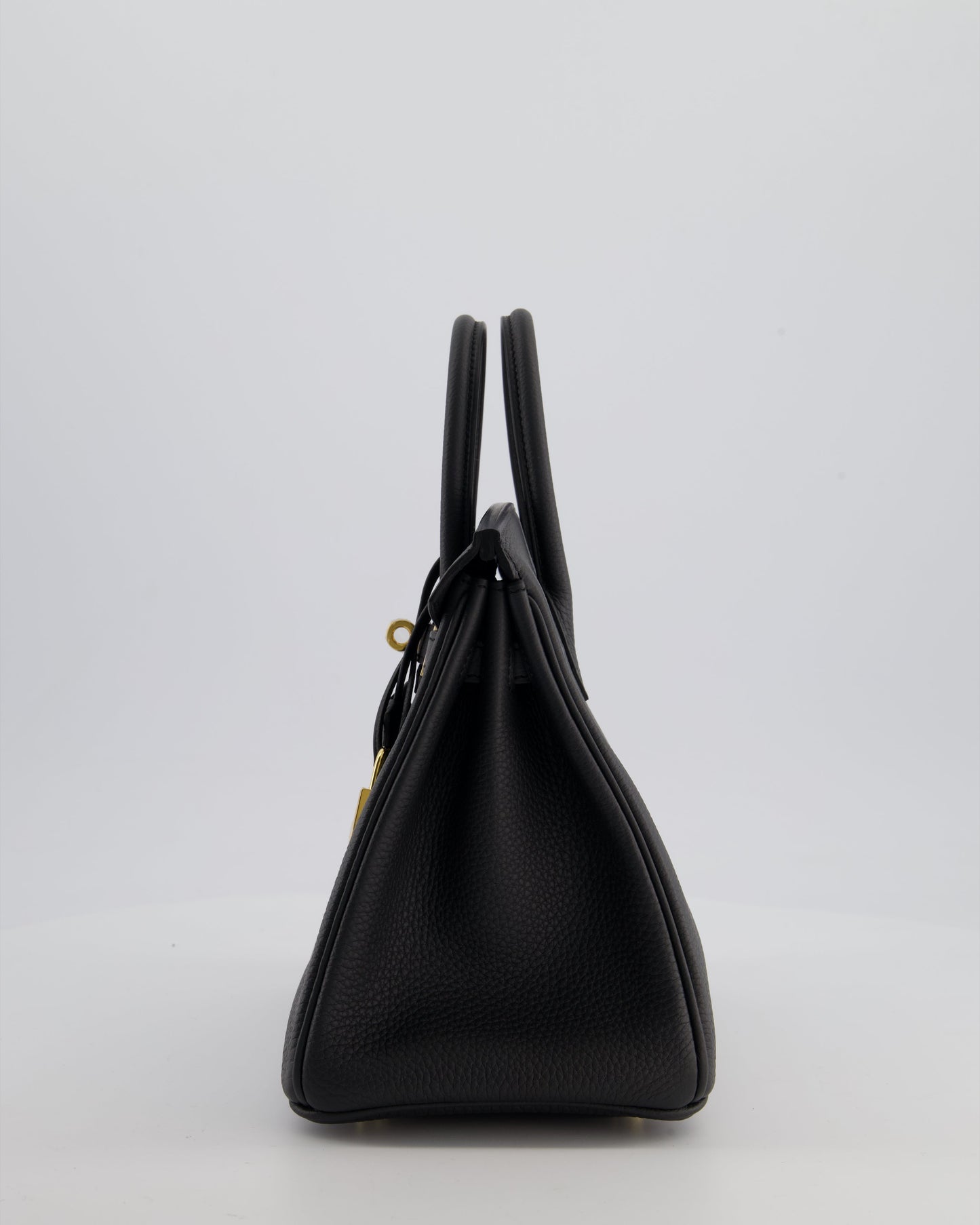 *HOT* Hermès Birkin 25 Retourne Bag in Plomb Togo Leather with Gold Hardware