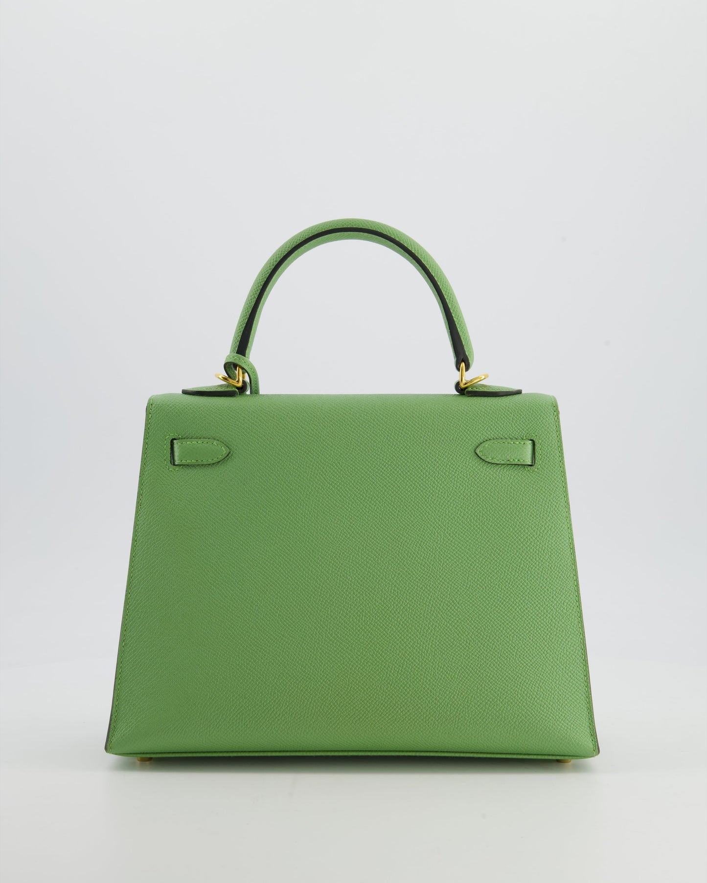*HOT COLOUR* Herm�s Kelly 25 Sellier Bag in Vert Criquet Epsom Leather with Gold Hardware