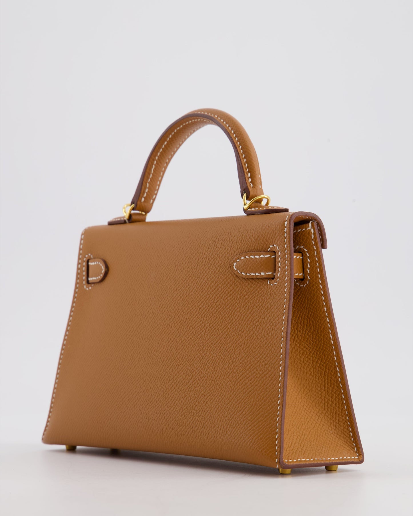*HOT* Herm�s Mini Kelly II 20 Bag in Gold Epsom Leather with Gold Hardware