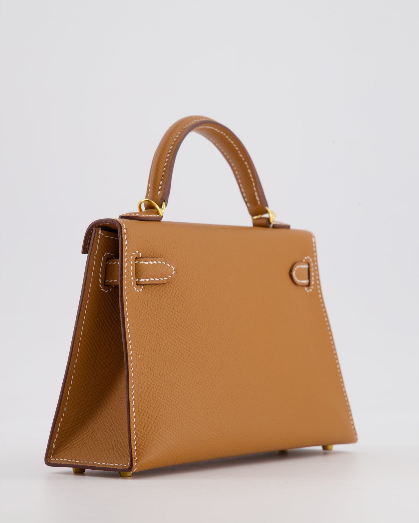 *HOT* Herm�s Mini Kelly II 20 Bag in Gold Epsom Leather with Gold Hardware