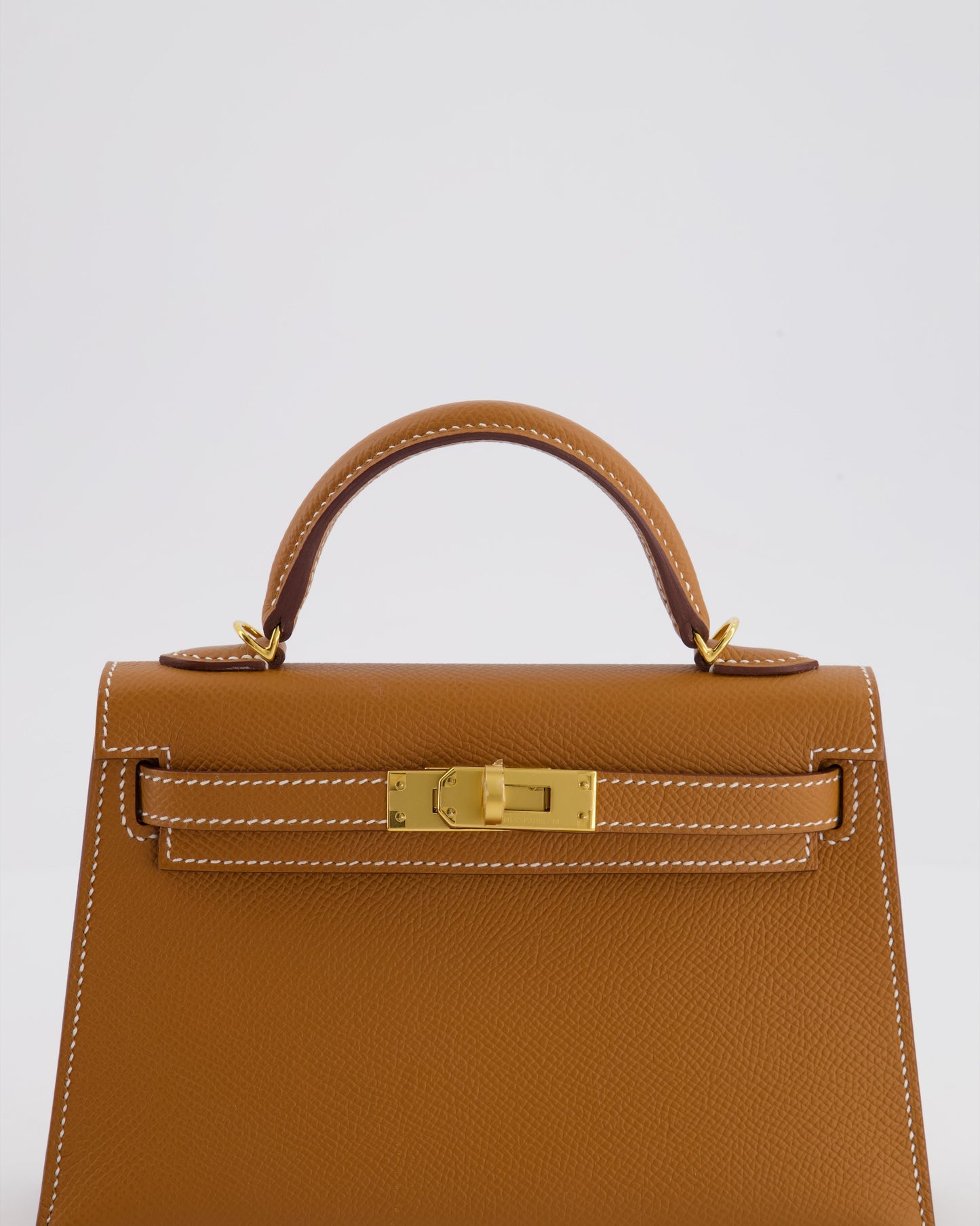 *HOT* Herm�s Mini Kelly II 20 Bag in Gold Epsom Leather with Gold Hardware