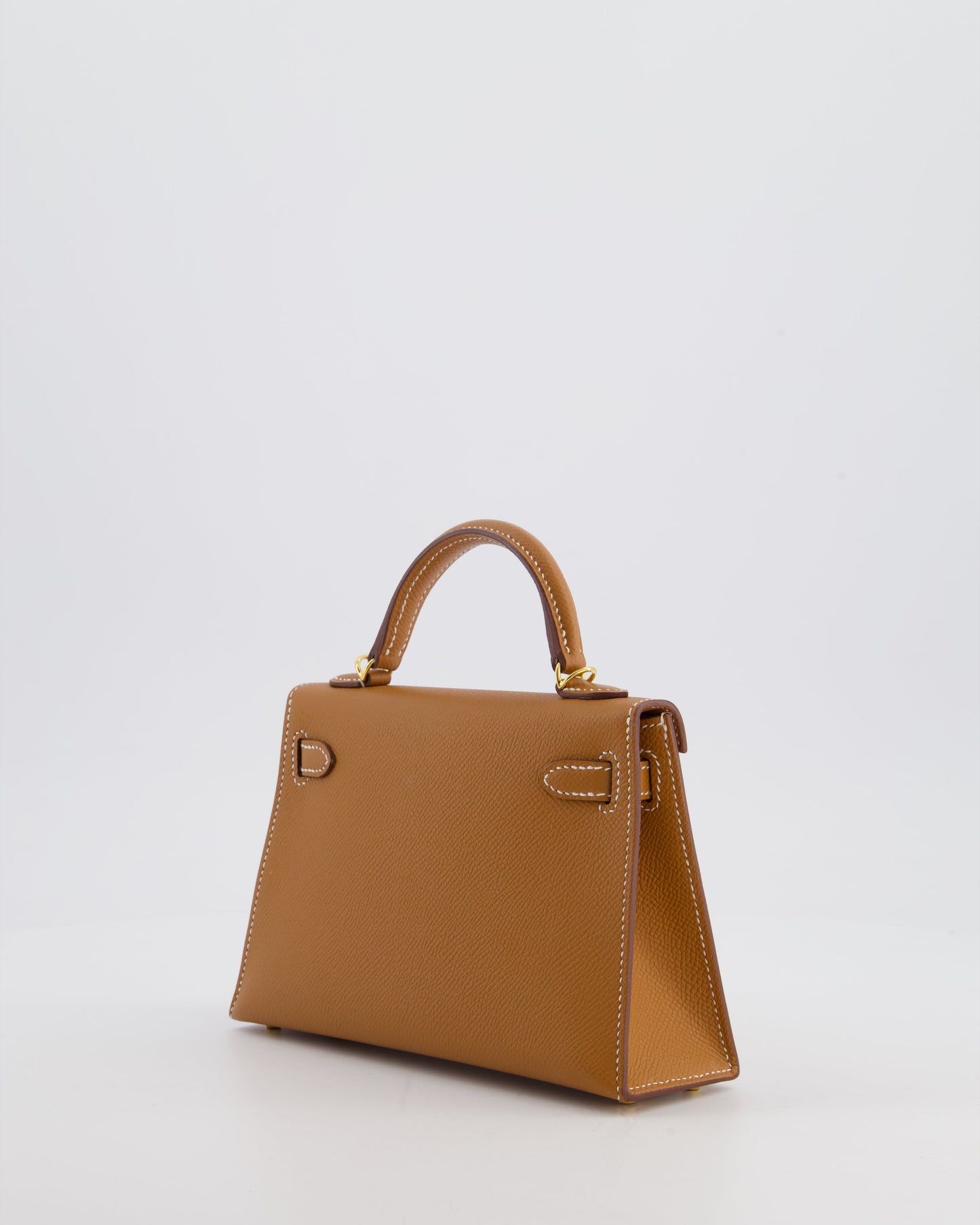 *HOT* Herm�s Mini Kelly II 20 Bag in Gold Epsom Leather with Gold Hardware