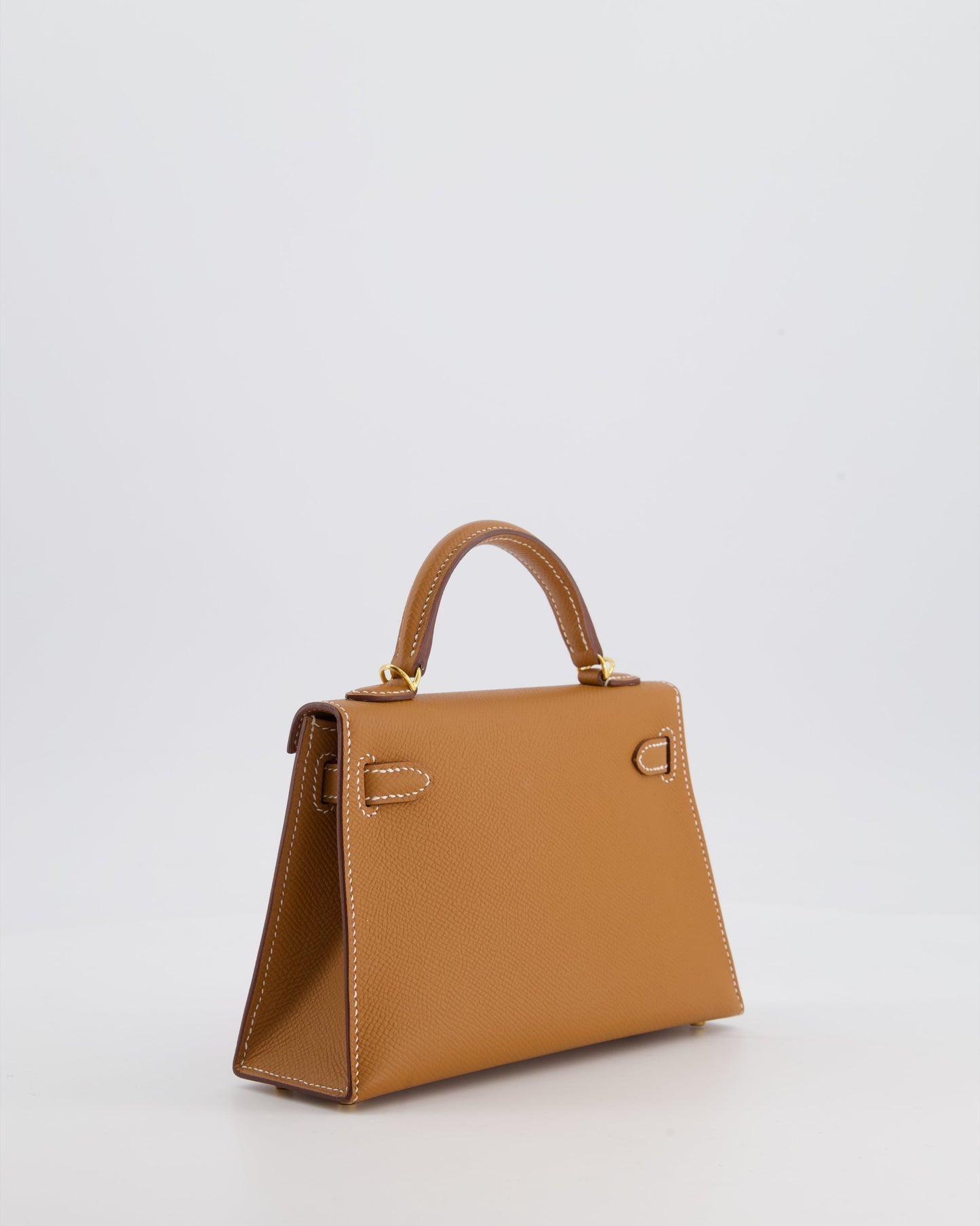 *HOT* Herm�s Mini Kelly II 20 Bag in Gold Epsom Leather with Gold Hardware