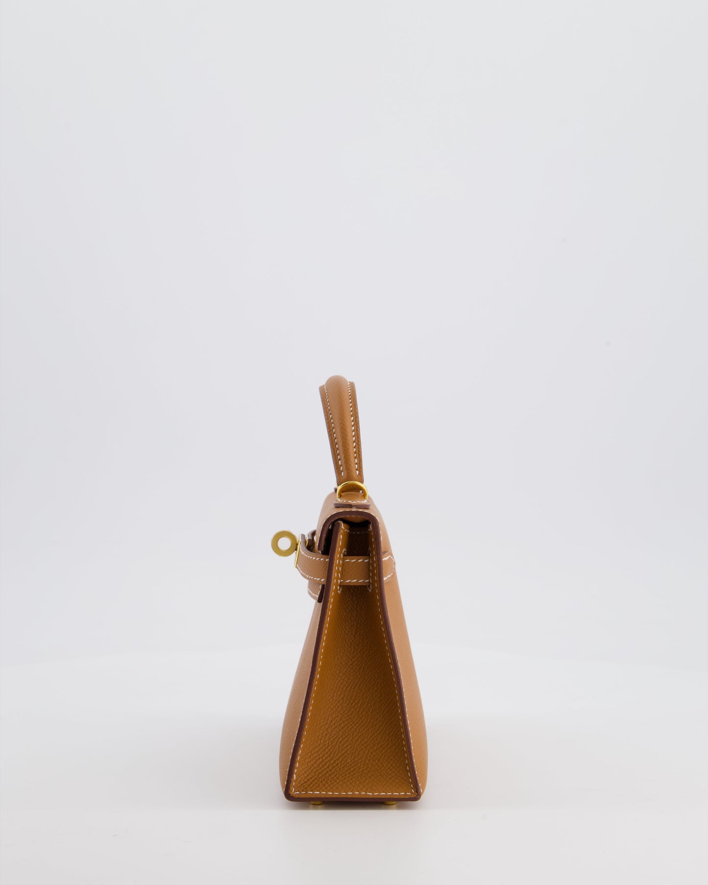 *HOT* Herm�s Mini Kelly II 20 Bag in Gold Epsom Leather with Gold Hardware
