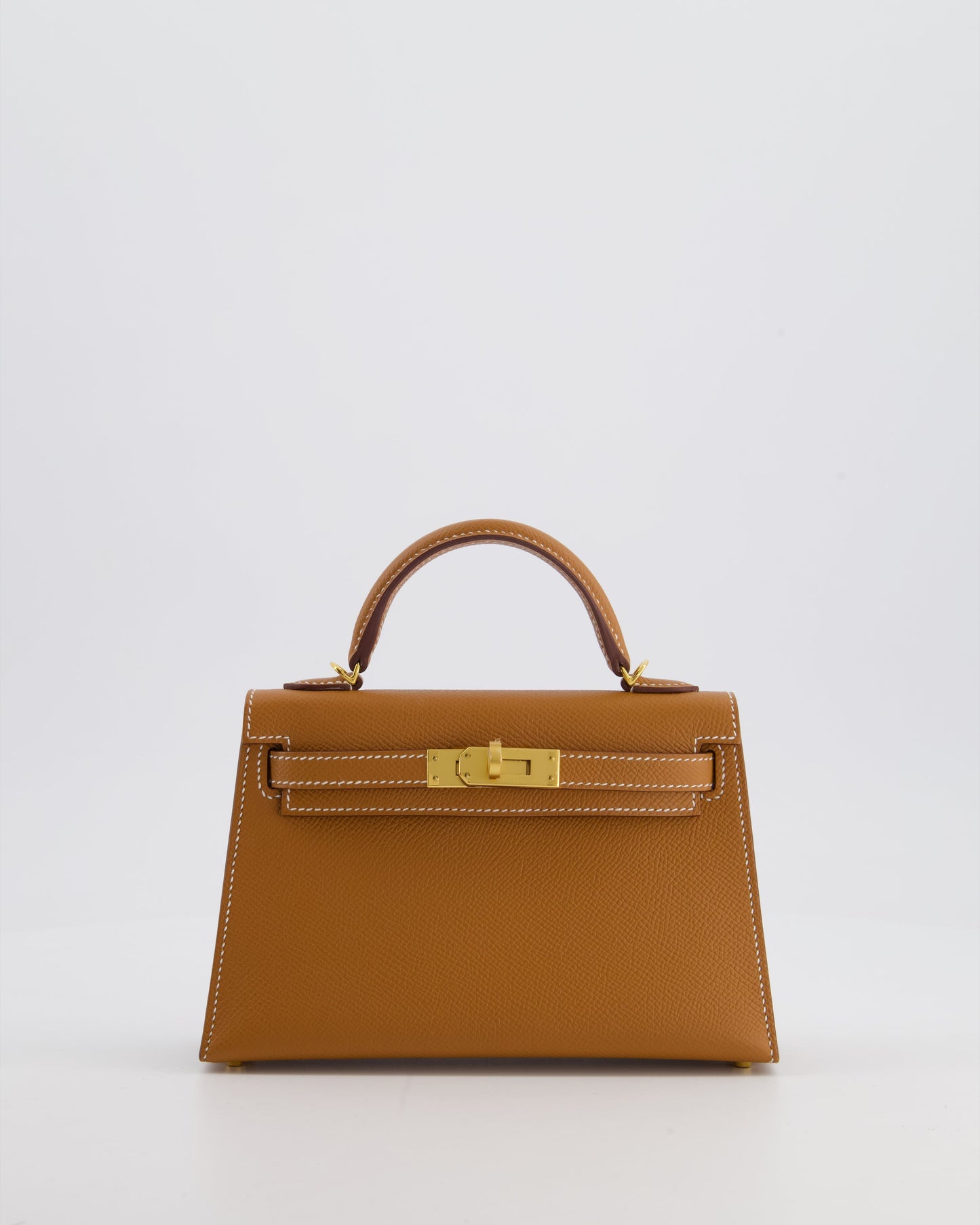 *HOT* Herm�s Mini Kelly II 20 Bag in Gold Epsom Leather with Gold Hardware
