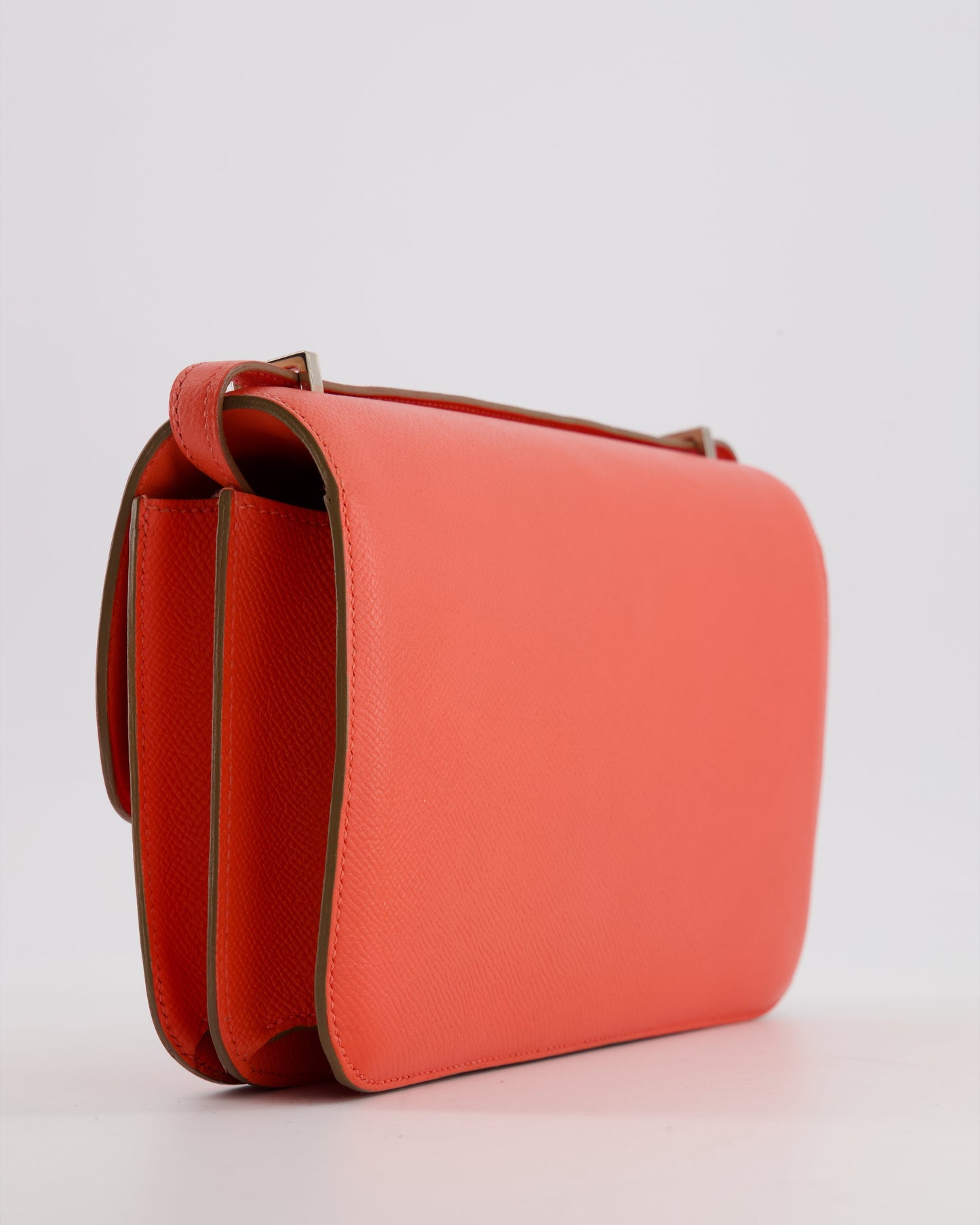 Hermès Constance Elan Bag in Rose Jaipur Epsom Leather with Palladium Hardware
