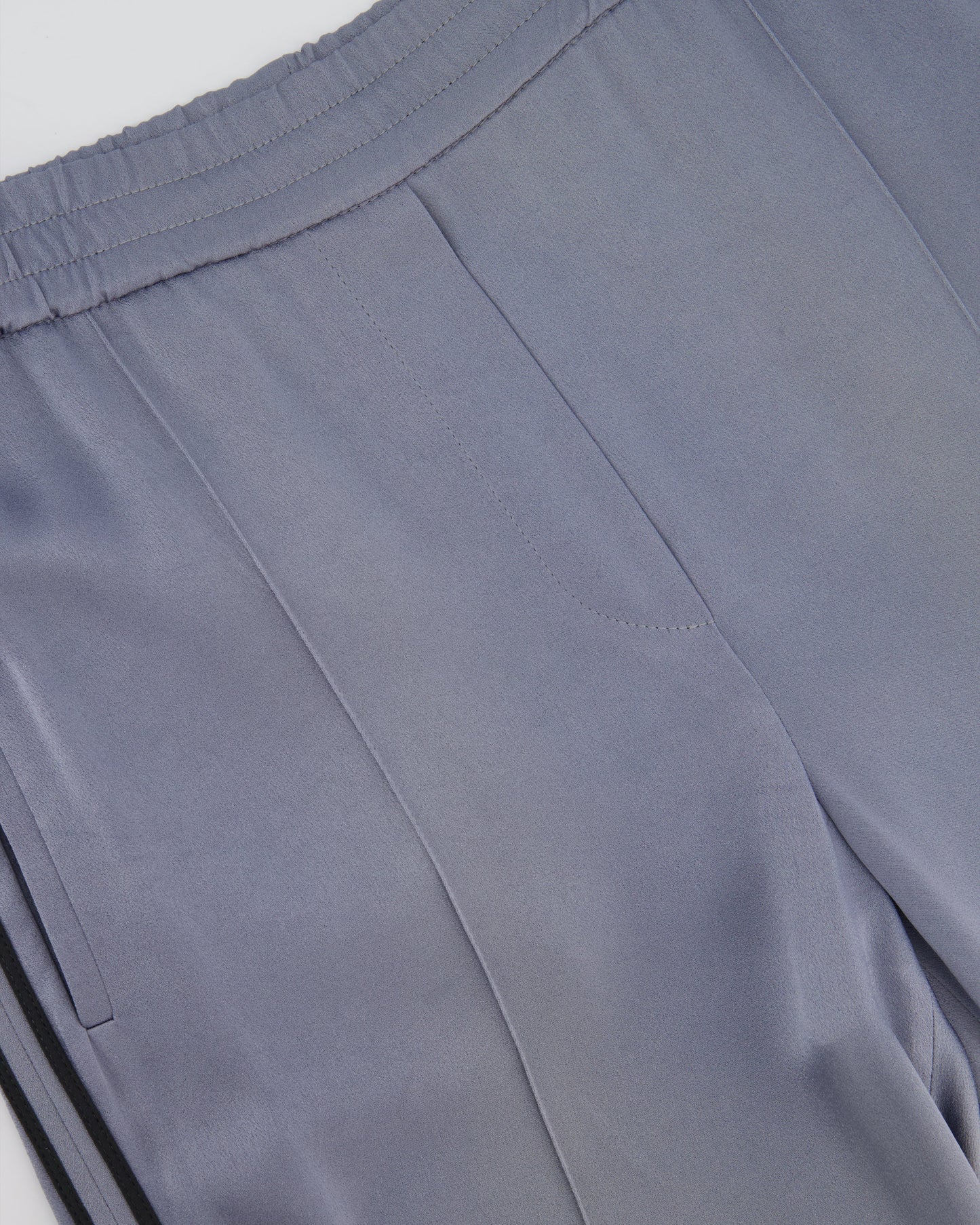 Brunello Cucinelli Blue Straight Leg Tro rs with Side Stripe Detail Size IT 40 (UK 8)
