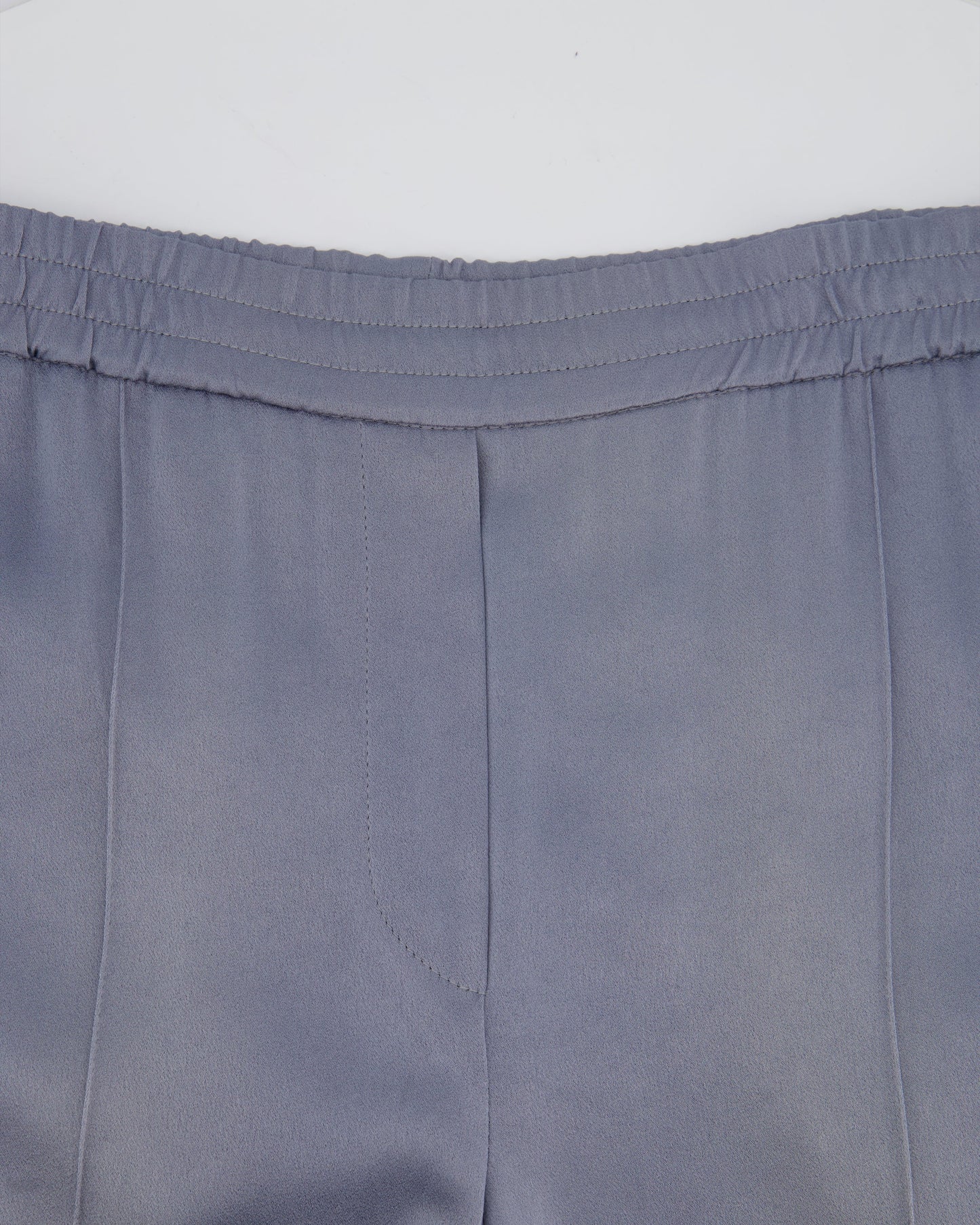 Brunello Cucinelli Blue Straight Leg Tro rs with Side Stripe Detail Size IT 40 (UK 8)