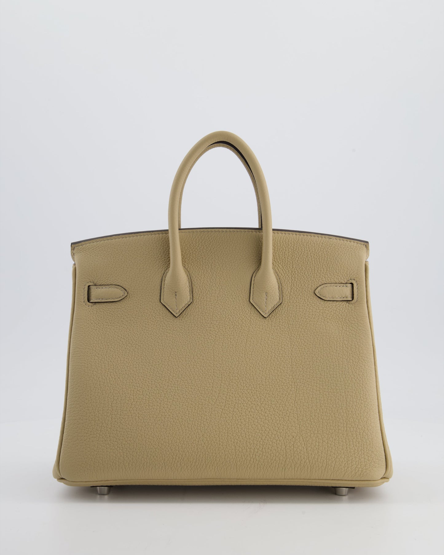 *RARE* Herm�s Birkin 25 Retourne Bag in Trench Togo Leather with Palladium Hardware