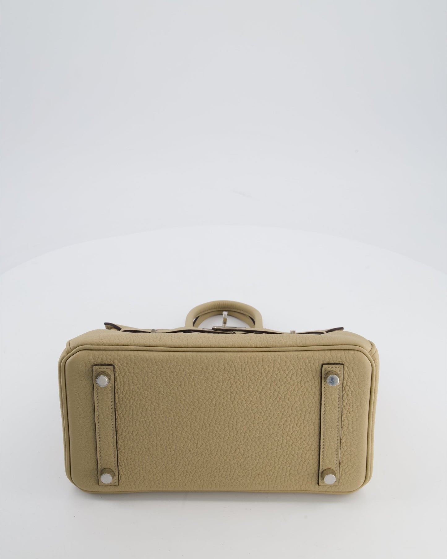 *RARE* Herm�s Birkin 25 Retourne Bag in Trench Togo Leather with Palladium Hardware