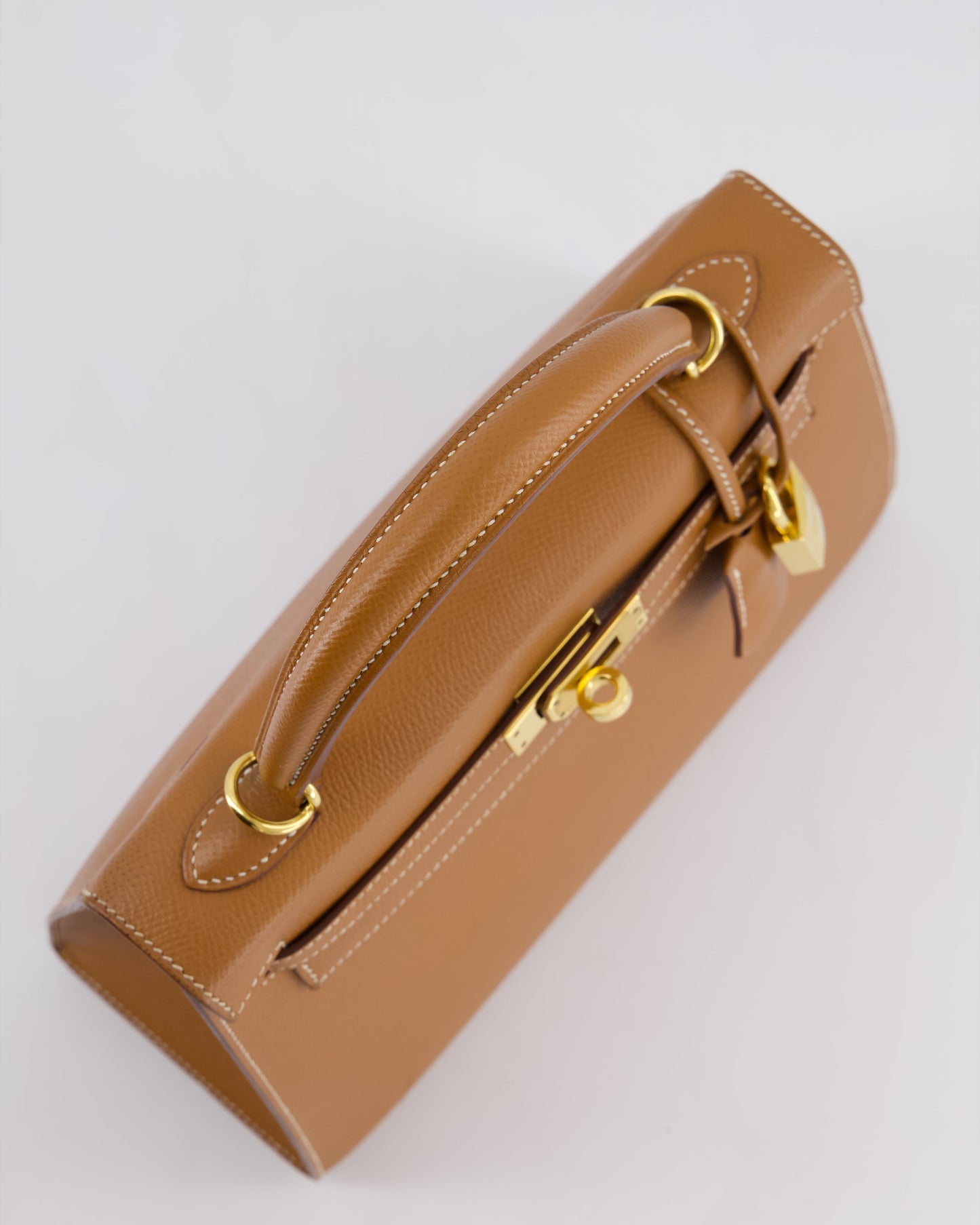 *HOLY GRAIL* Herm�s Kelly 25 Sellier Bag in Gold Epsom Leather with Gold Hardware