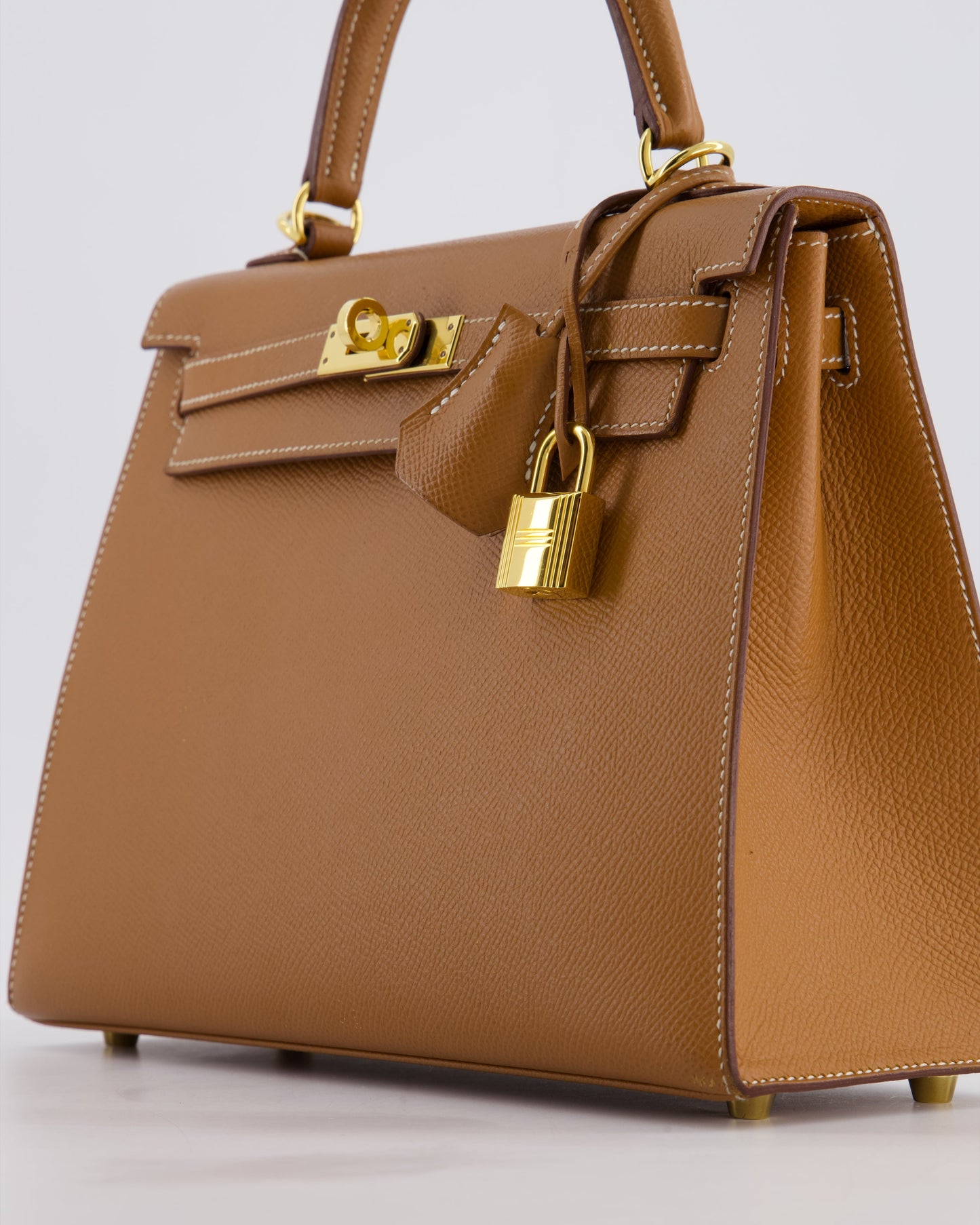 *HOLY GRAIL* Herm�s Kelly 25 Sellier Bag in Gold Epsom Leather with Gold Hardware