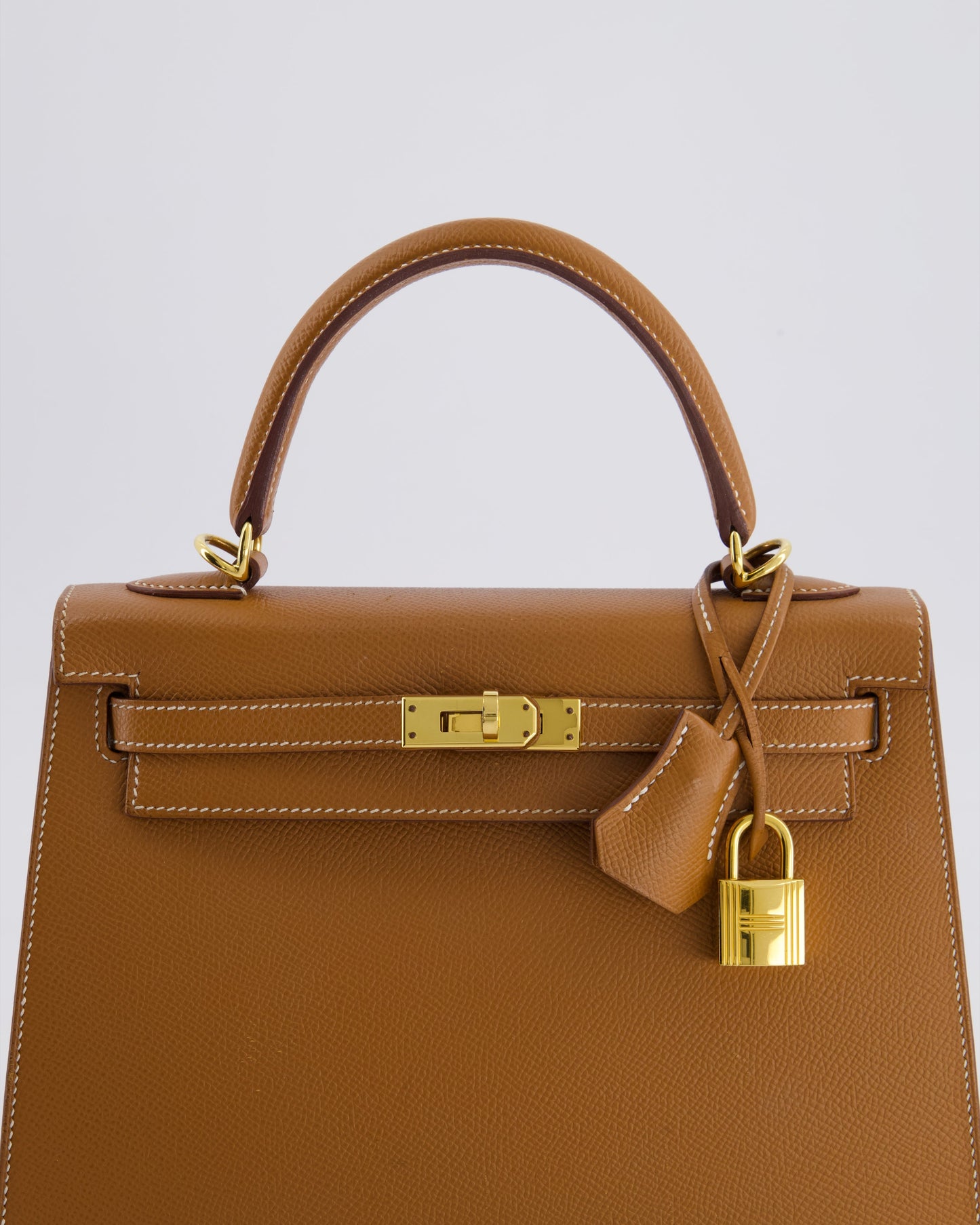 *HOLY GRAIL* Herm�s Kelly 25 Sellier Bag in Gold Epsom Leather with Gold Hardware