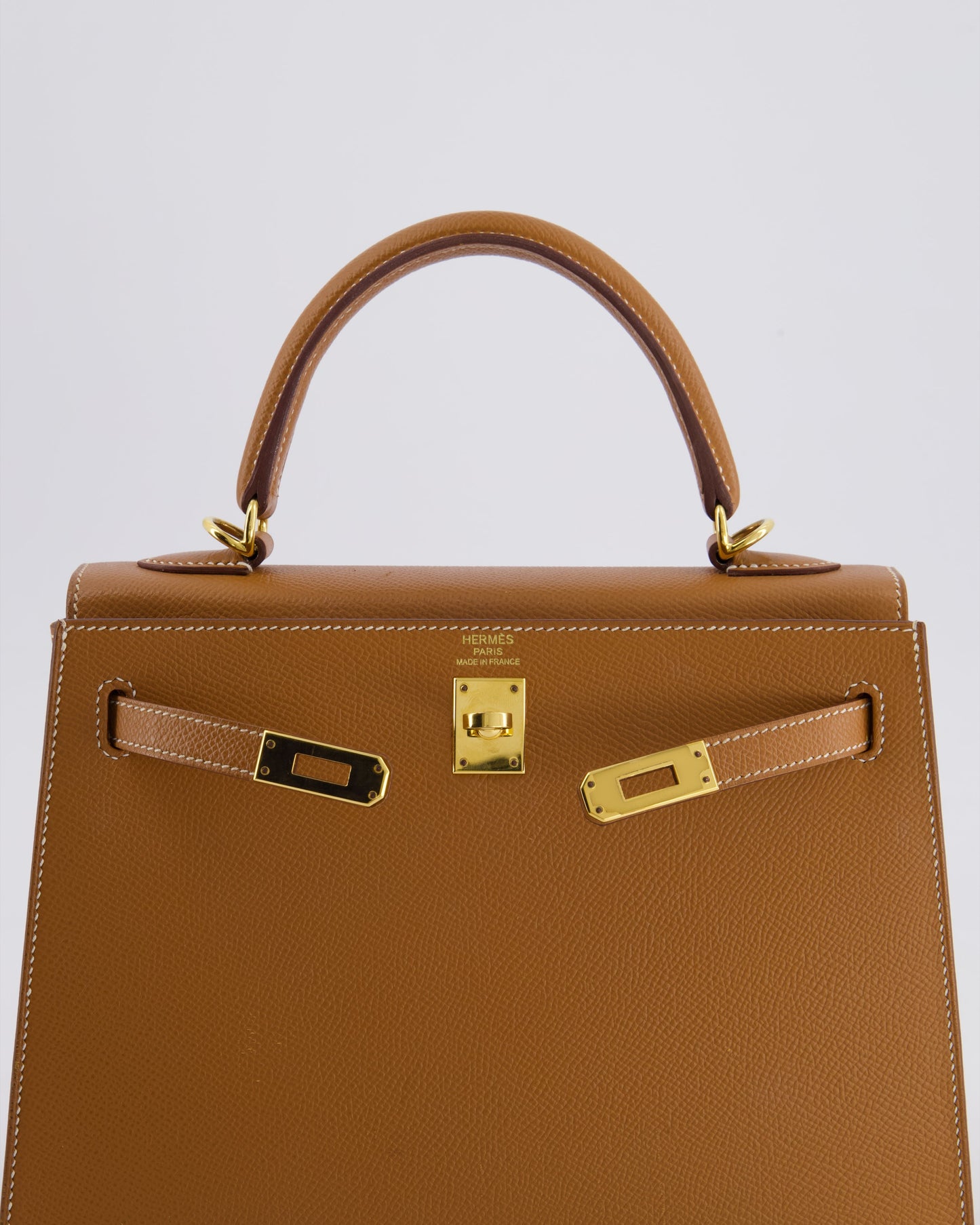 *HOLY GRAIL* Herm�s Kelly 25 Sellier Bag in Gold Epsom Leather with Gold Hardware