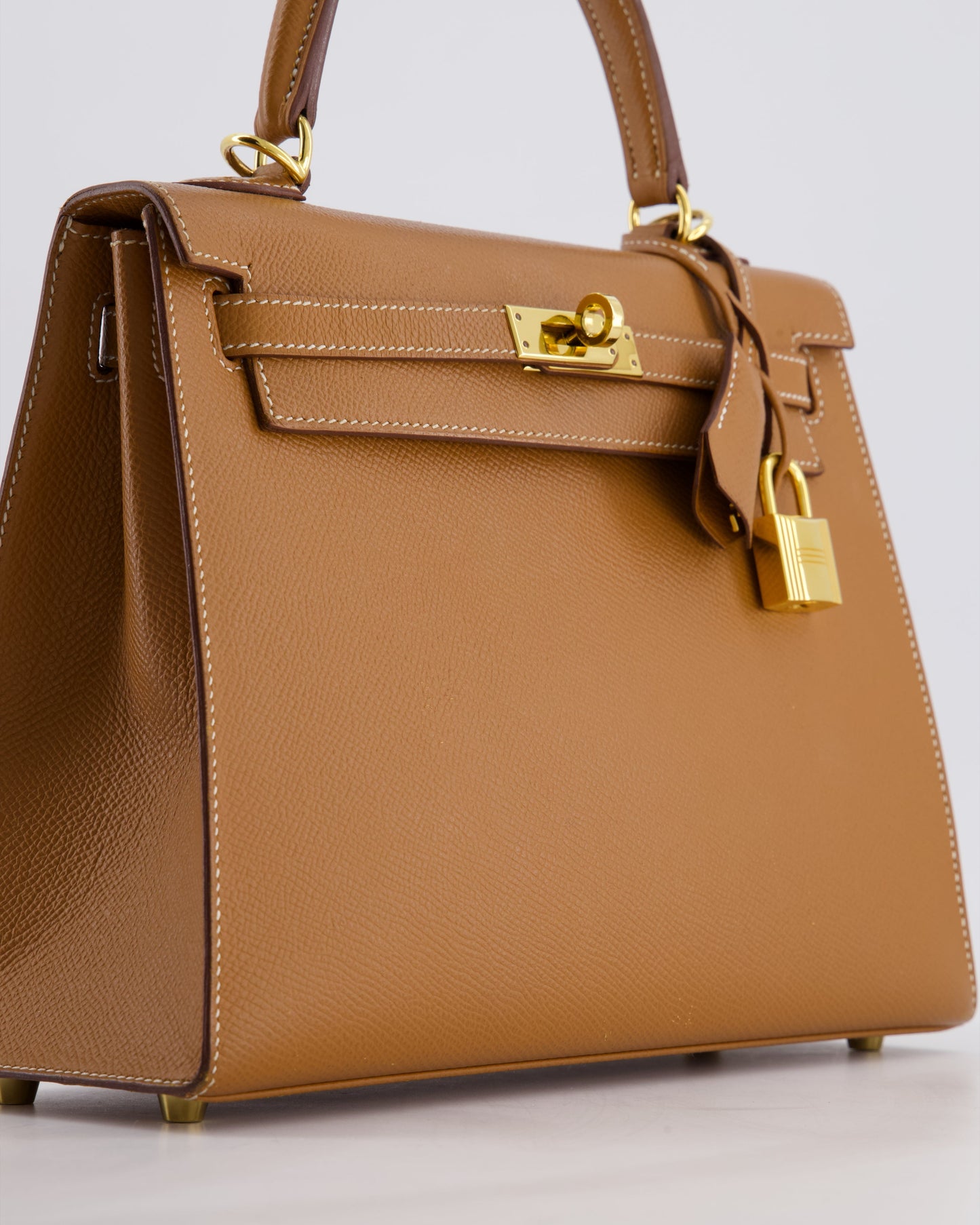 *HOLY GRAIL* Herm�s Kelly 25 Sellier Bag in Gold Epsom Leather with Gold Hardware