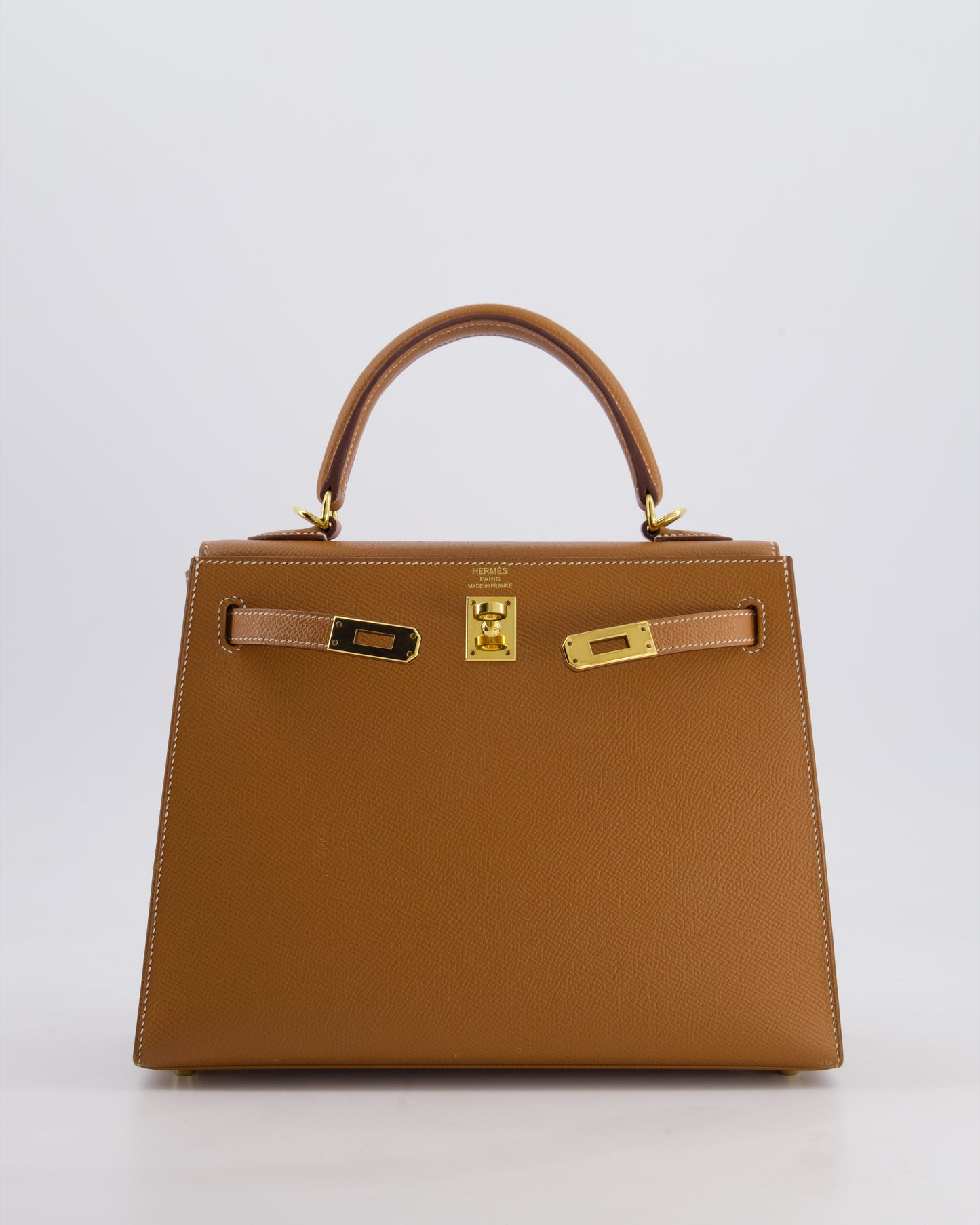 *HOLY GRAIL* Herm�s Kelly 25 Sellier Bag in Gold Epsom Leather with Gold Hardware