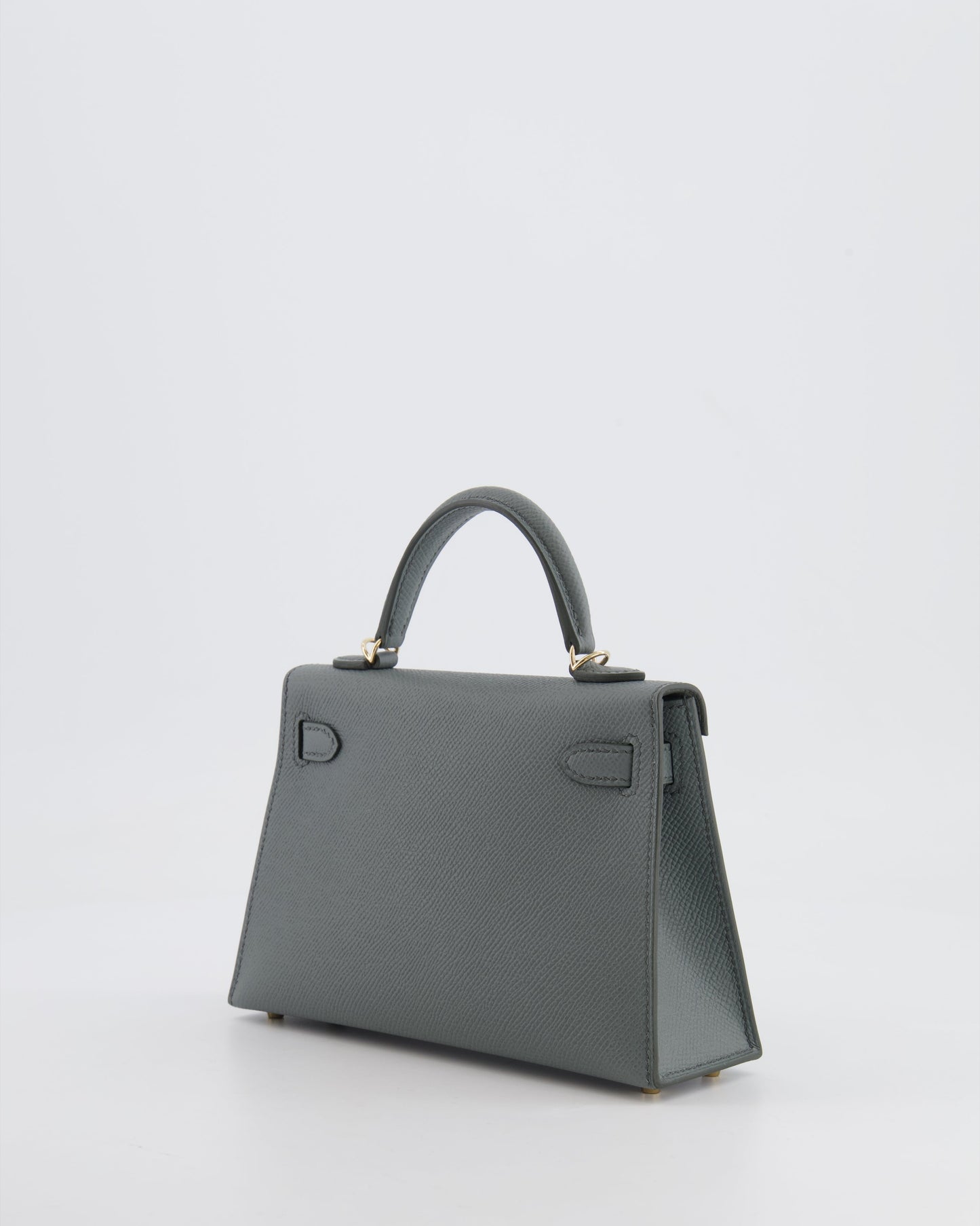 *RARE* Herm�s Mini Kelly II 20 Bag in Vert Amande Epsom Leather with Permabrass Hardware