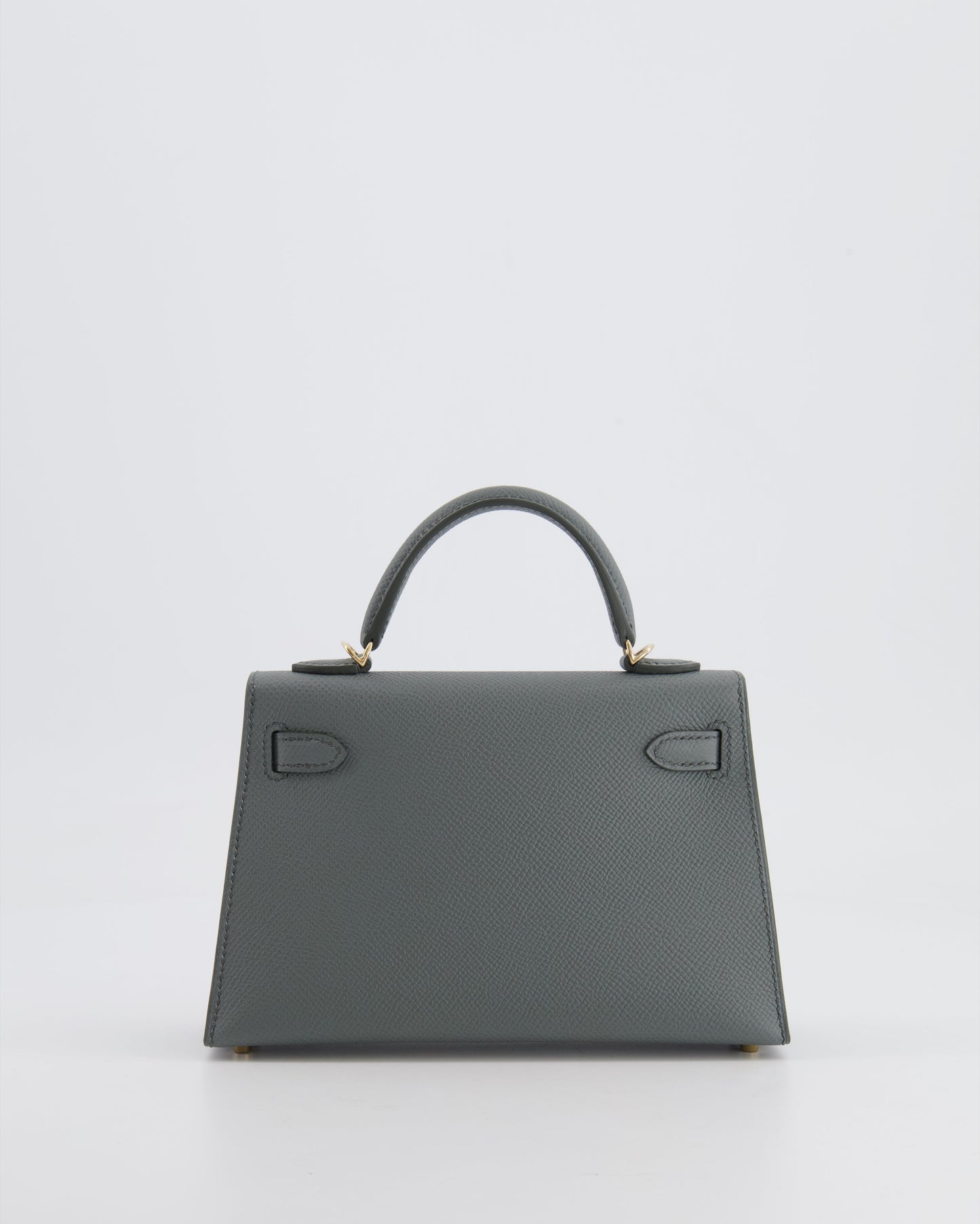 *RARE* Herm�s Mini Kelly II 20 Bag in Vert Amande Epsom Leather with Permabrass Hardware