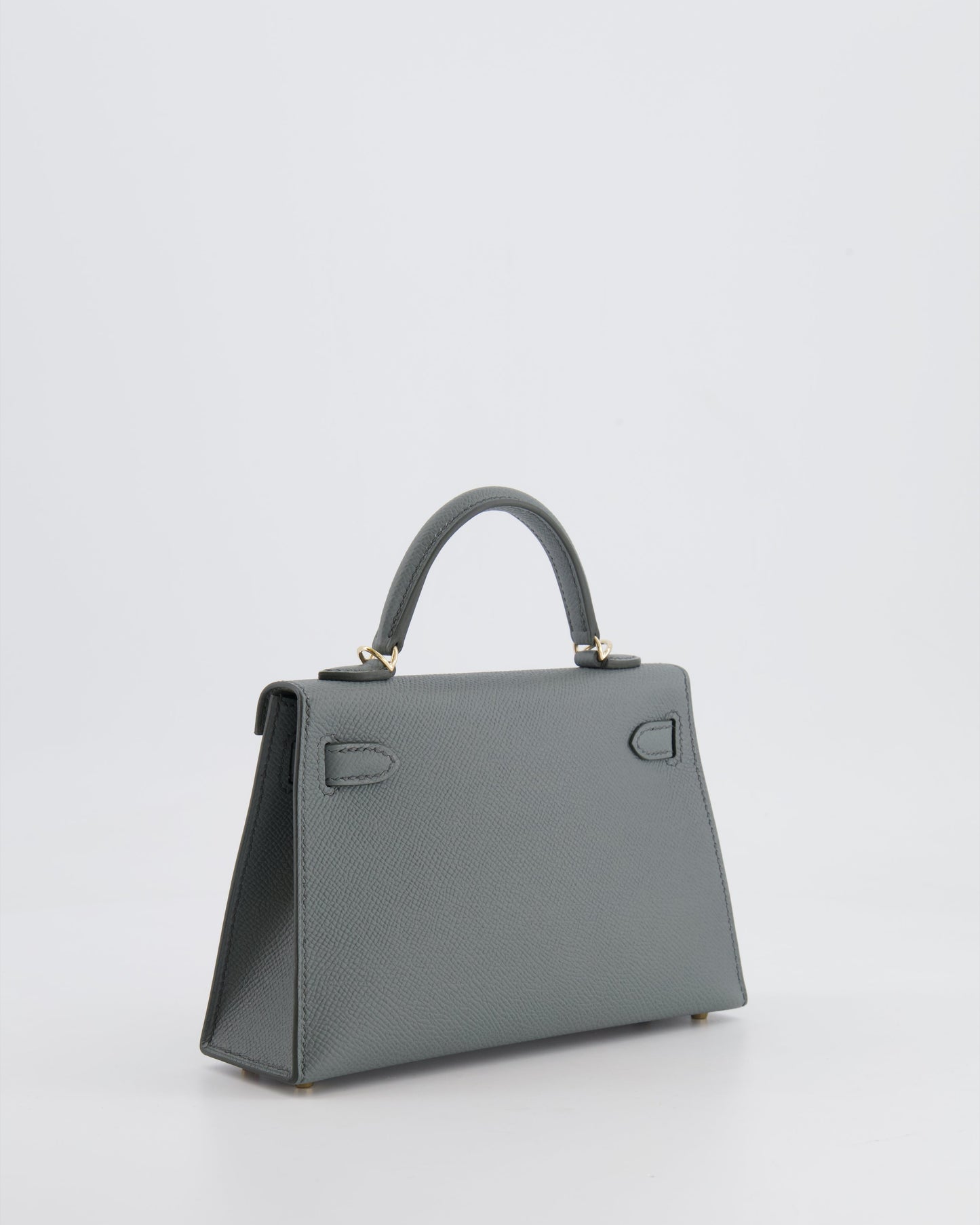 *RARE* Herm�s Mini Kelly II 20 Bag in Vert Amande Epsom Leather with Permabrass Hardware