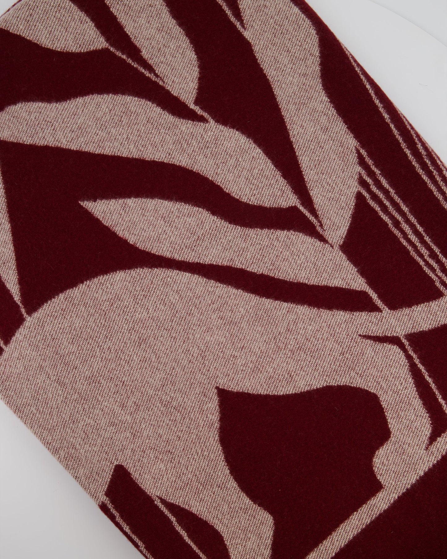 Cartier Red Panth�re Merino Wool and Cashmere Blend Blanket