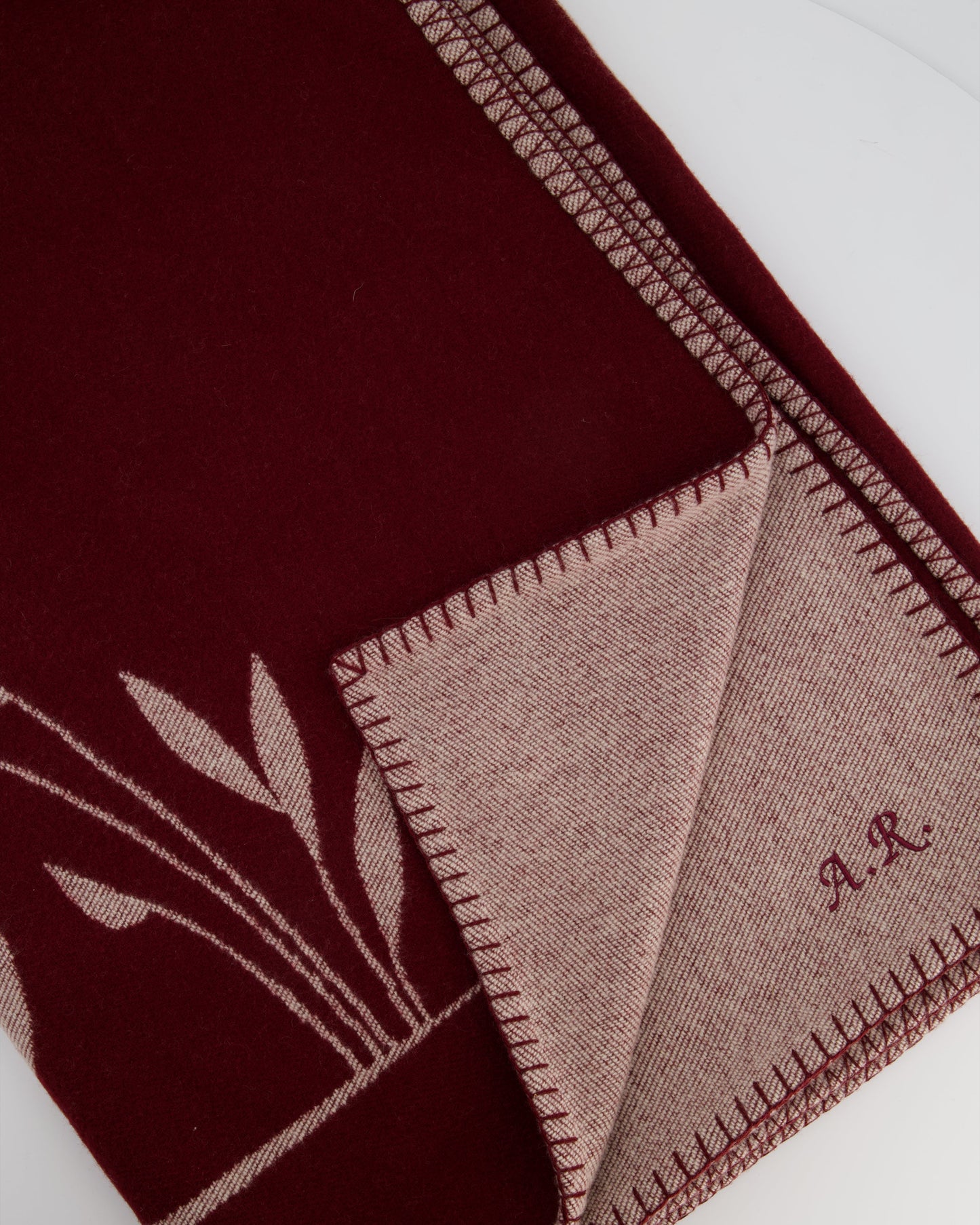 Cartier Red Panth�re Merino Wool and Cashmere Blend Blanket