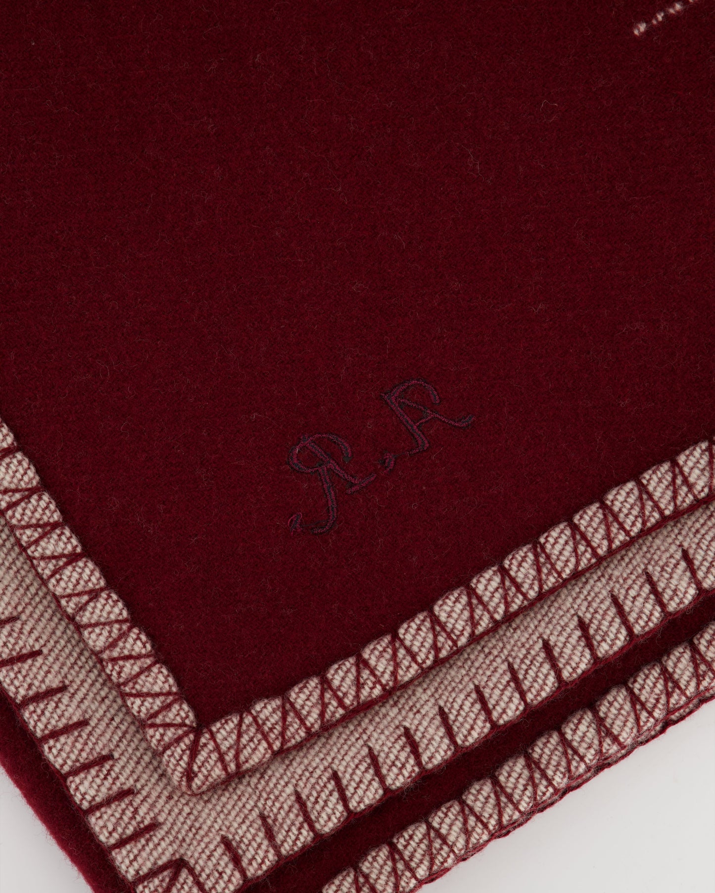 Cartier Red Panth�re Merino Wool and Cashmere Blend Blanket