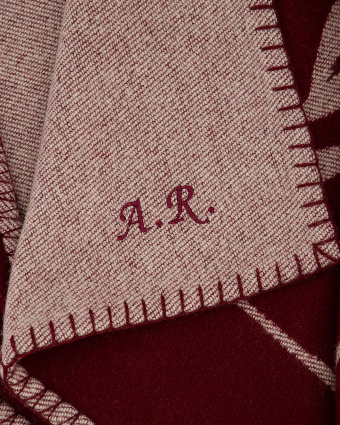 Cartier Red Panth�re Merino Wool and Cashmere Blend Blanket