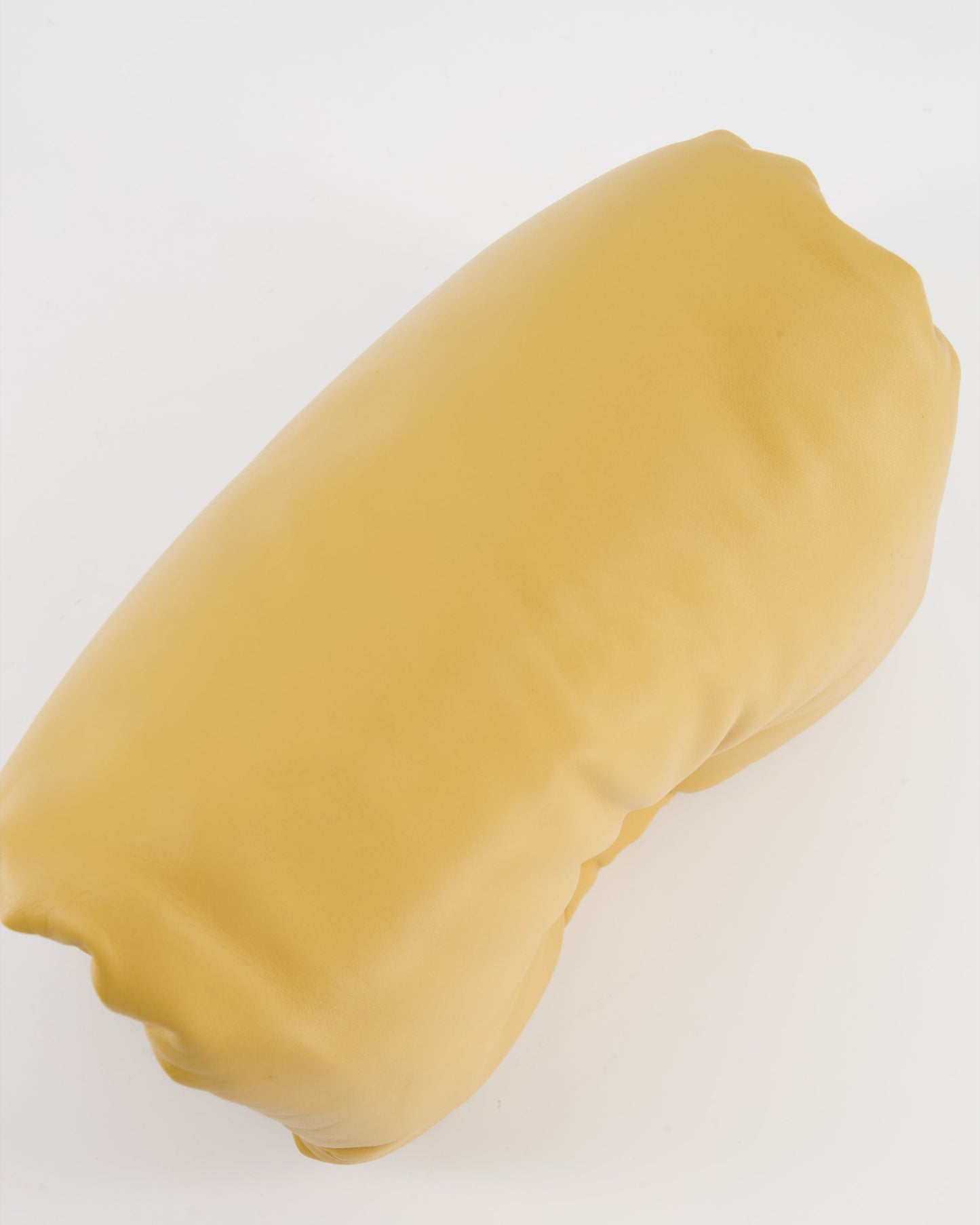 Loewe Yellow Goya Puffer Bag in Lamb Nappa Leather with Gold Hardware