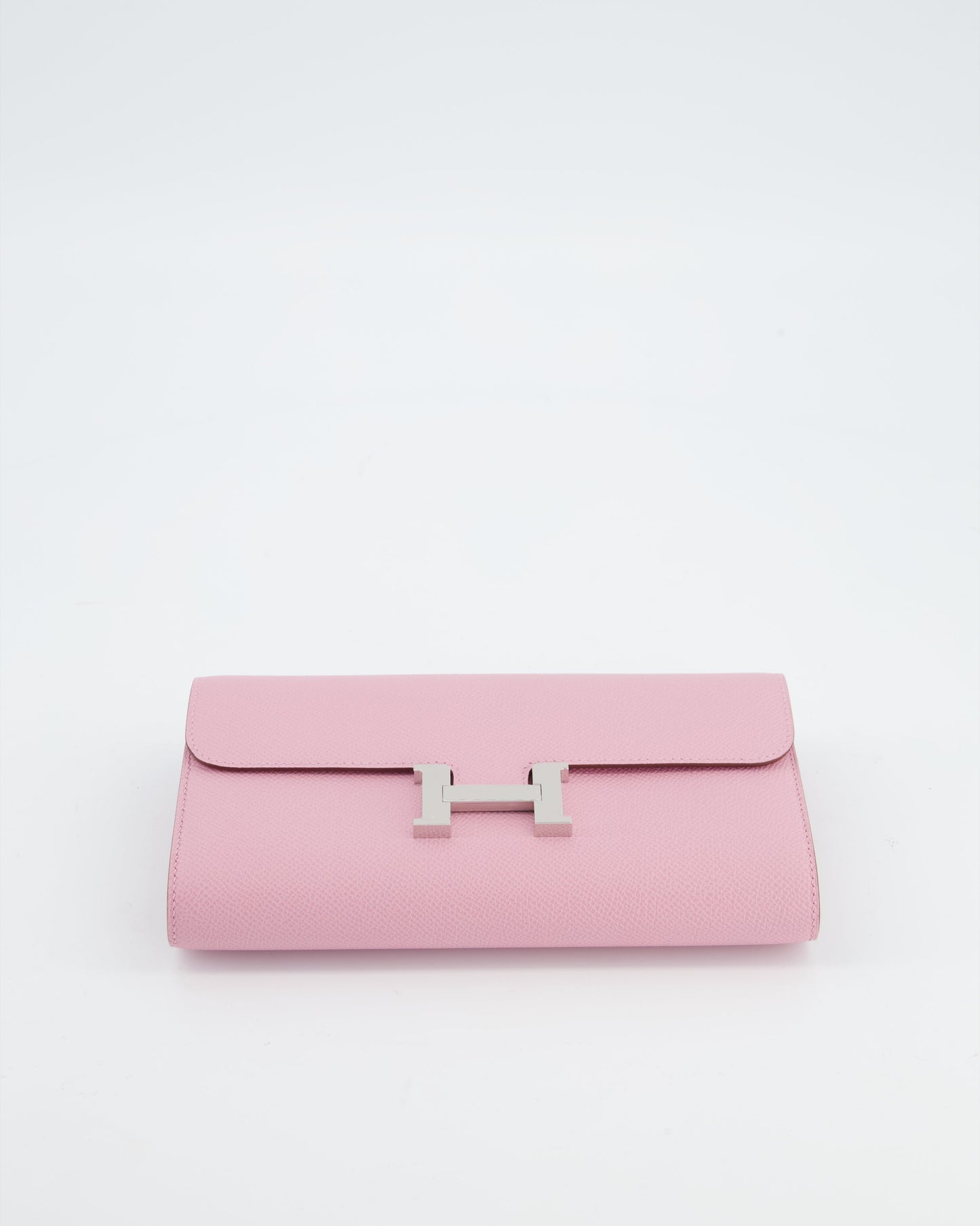 Hermès Constance To Go Bag in Mauve Sylvestre Epsom Leather with Palladium Hardware