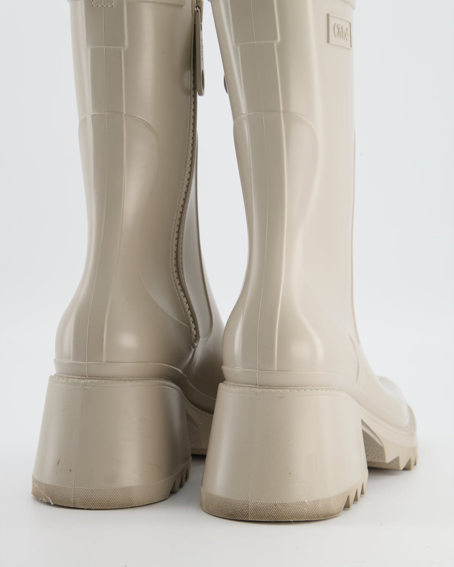 ChloŽ Beige Nomad Betty Rain Boots Size EU 38 RRP £420