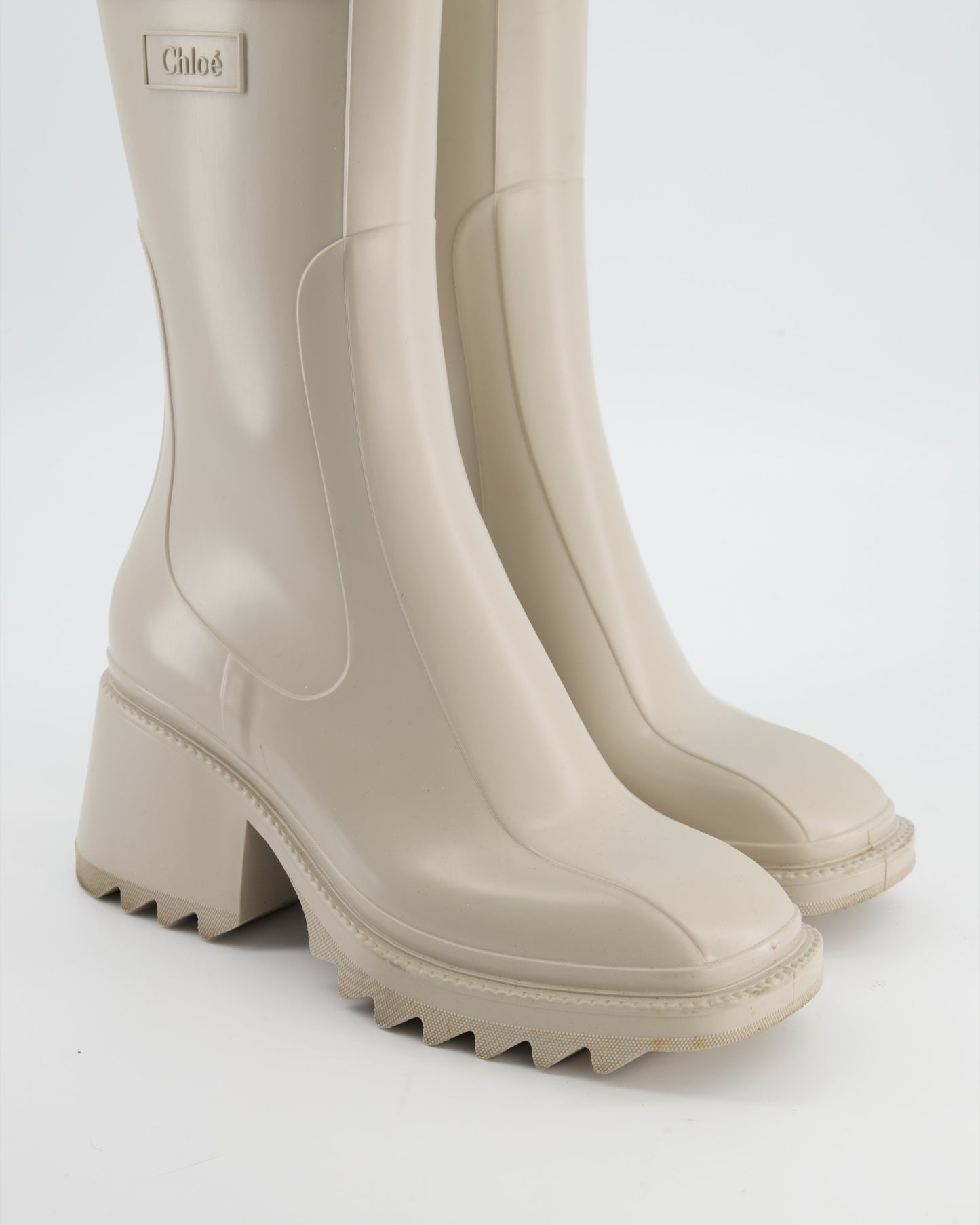 ChloŽ Beige Nomad Betty Rain Boots Size EU 38 RRP £420